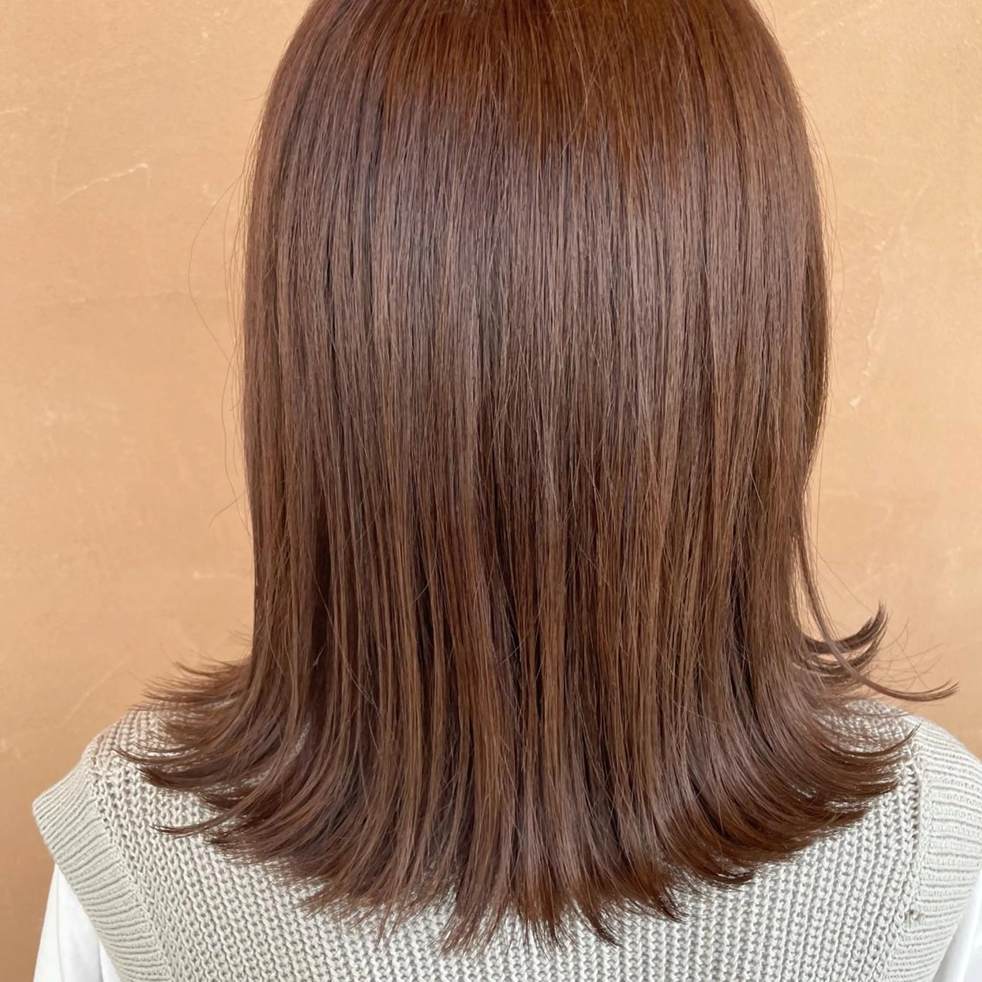 ミディアム カラー Lull (シェアサロンReco VIProom)所属・Lull1人美容室 バレイヤージュのヘアスタイル