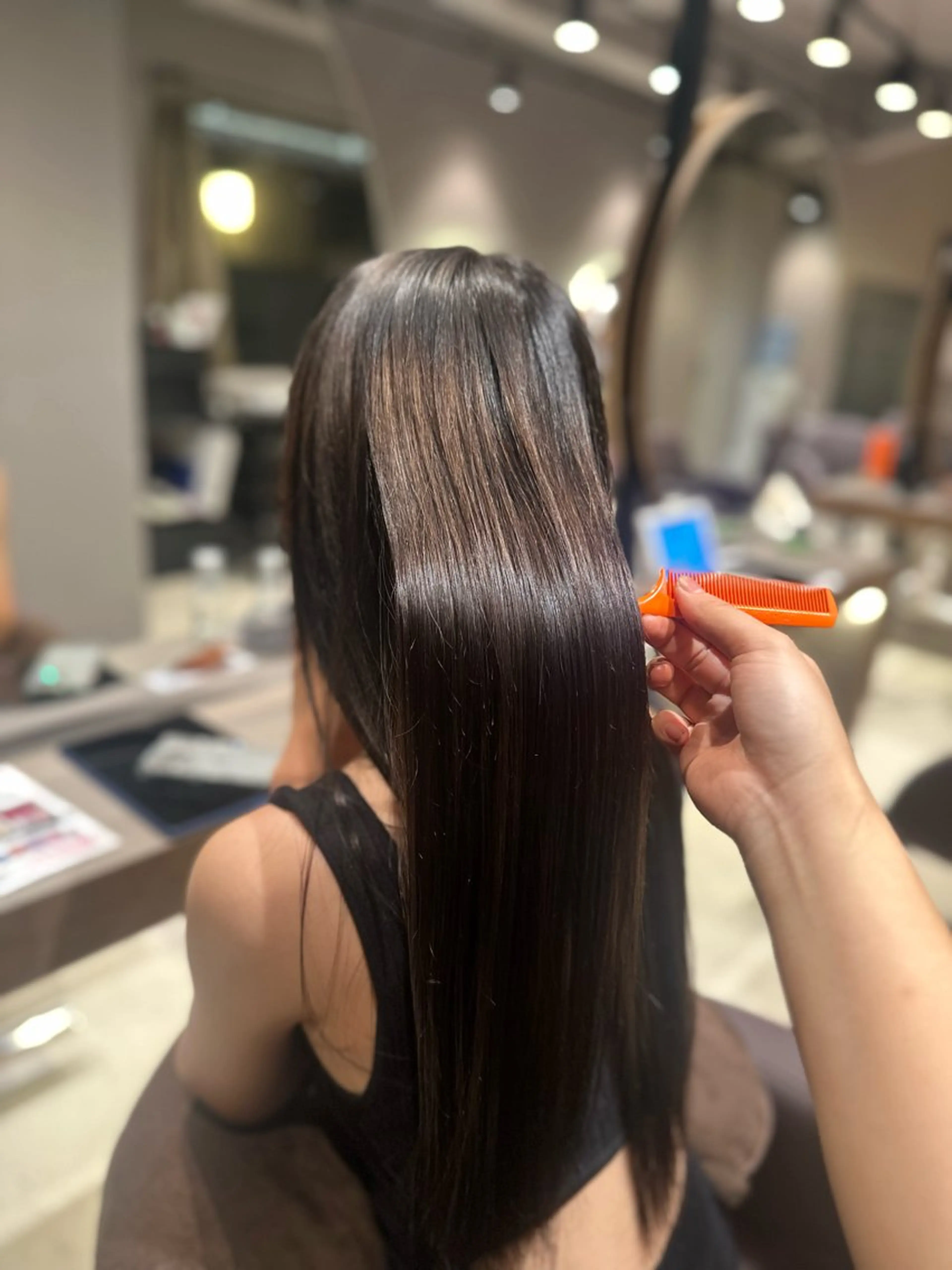 カラー ヘアカラー トリートメント 🖤ྀི渡邉 あみか🖤ᩚのヘアスタイル