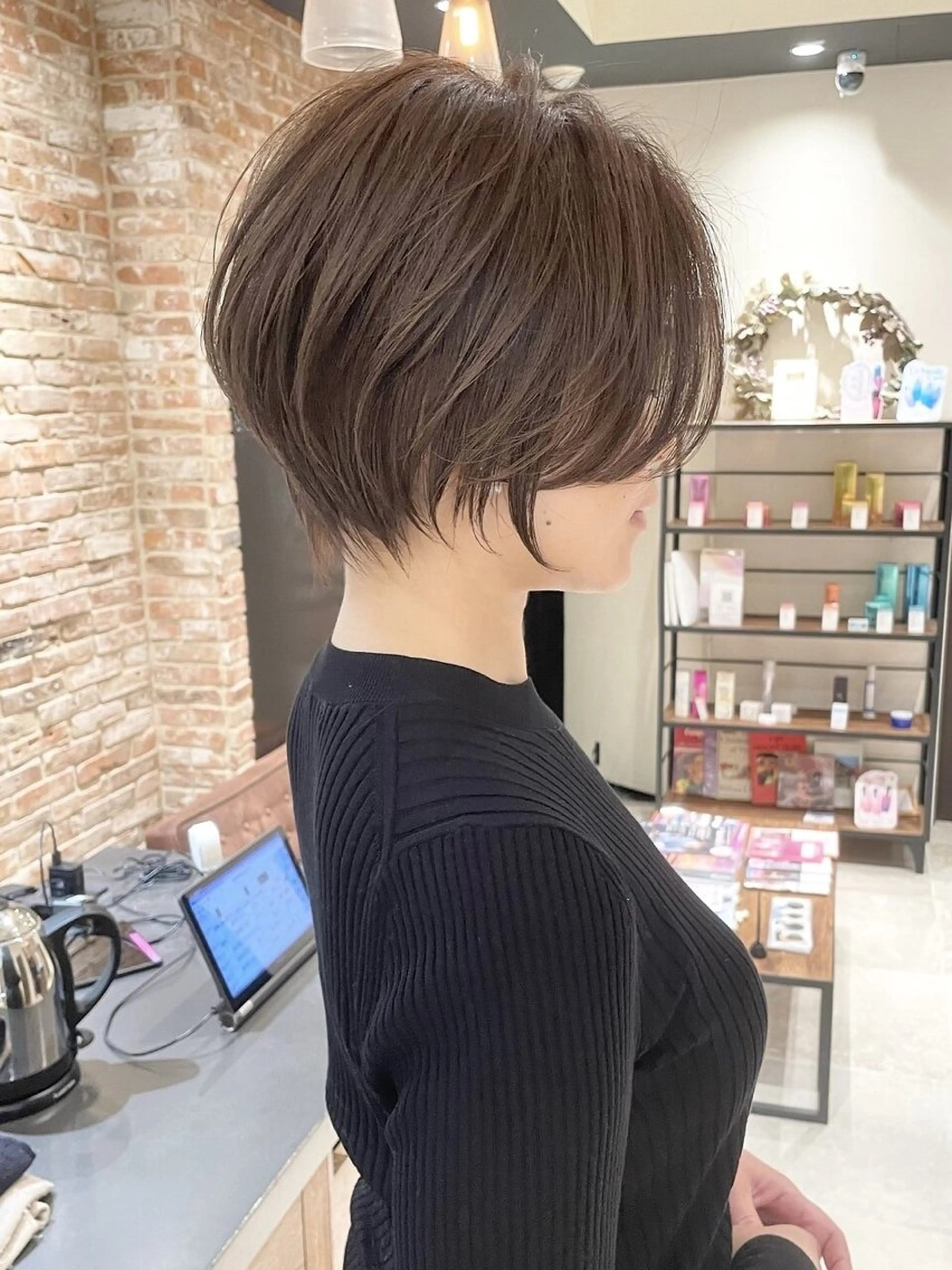 ショート カット 無料カットモデル/ 大人ショート/荒砂のヘアスタイル