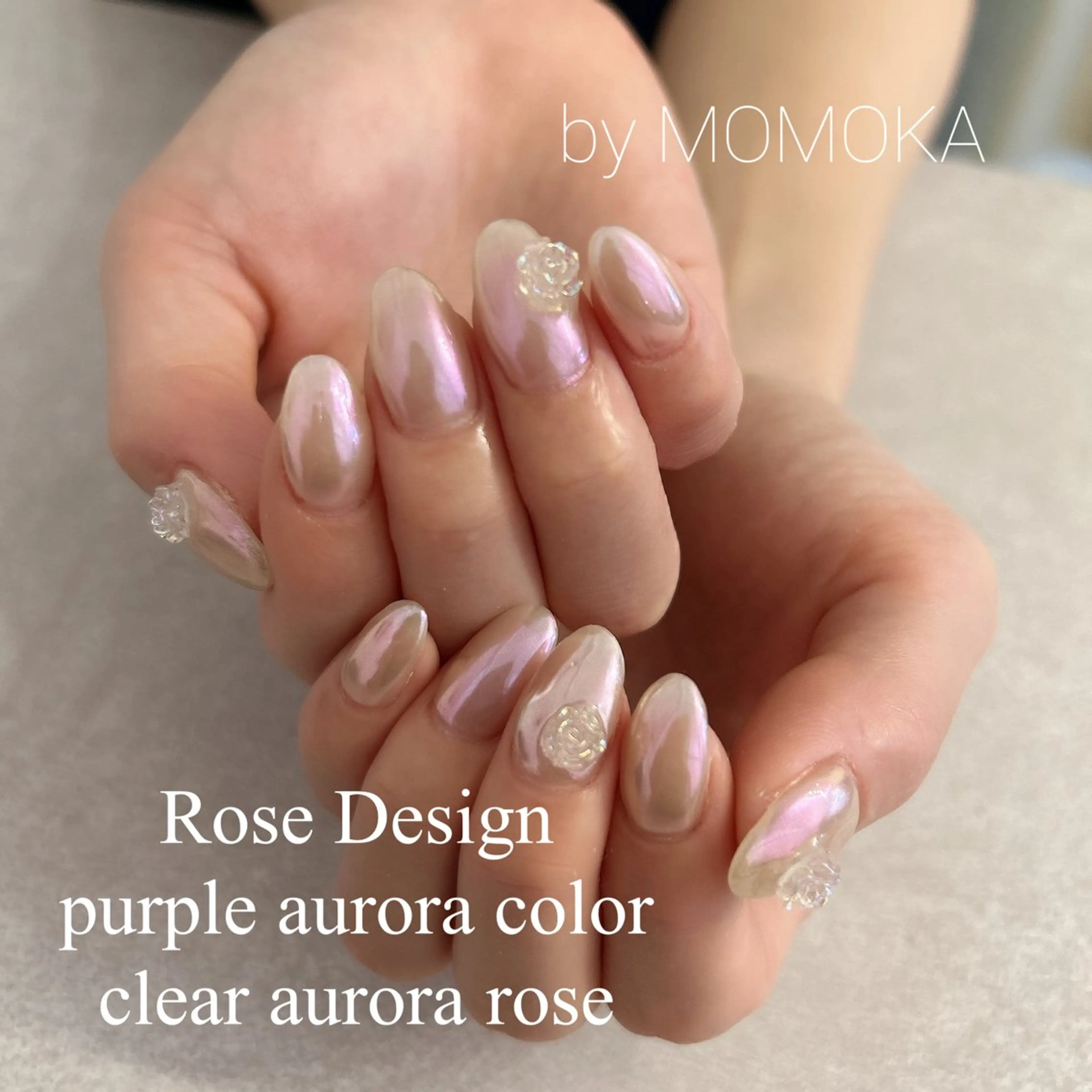 ネイル オーロラネイル ハンドネイル momoka_nails所属・Momo Nailsのネイルデザイン
