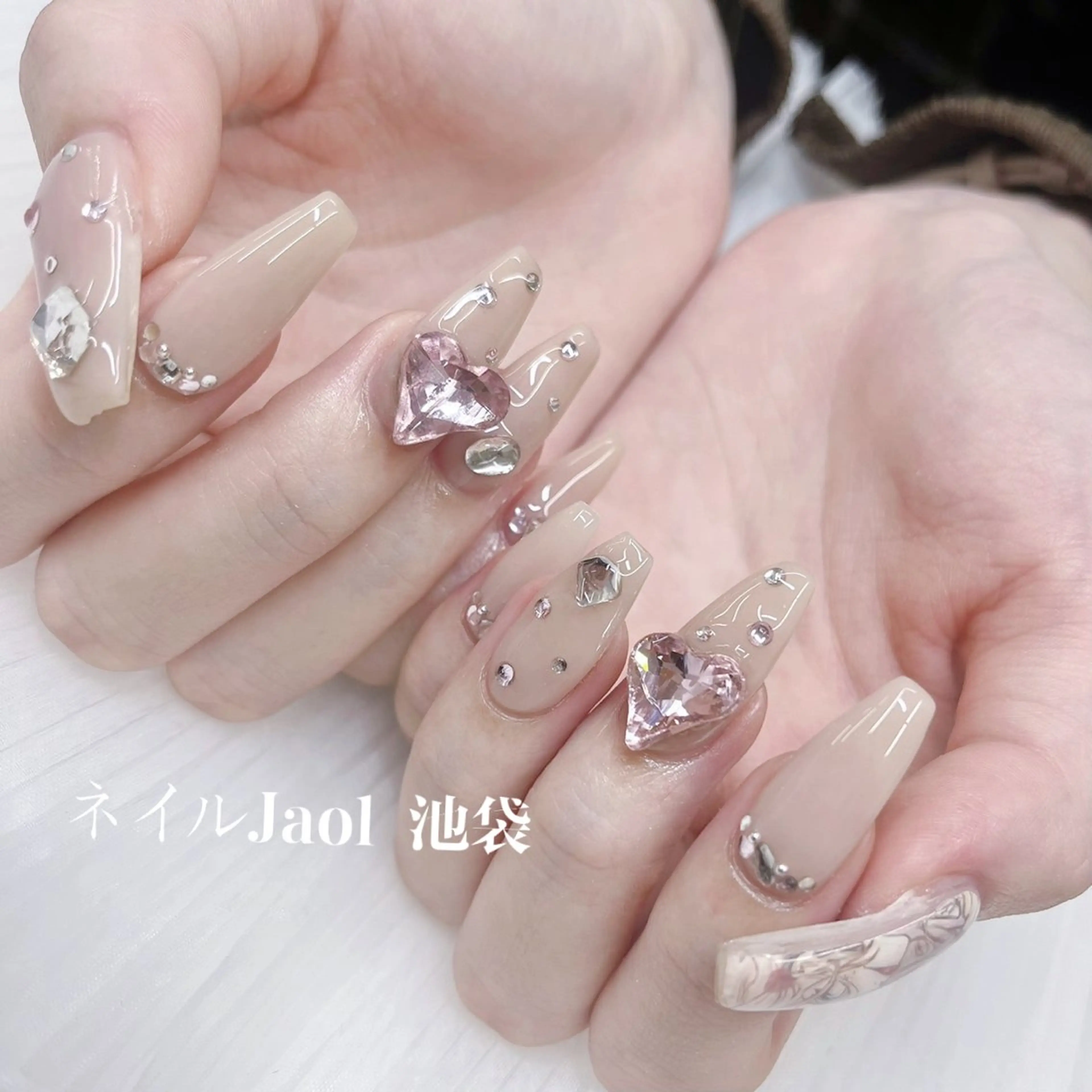 ロング ハンドネイル nail jaol池袋店所属・ネイルJaol 池袋のネイルデザイン