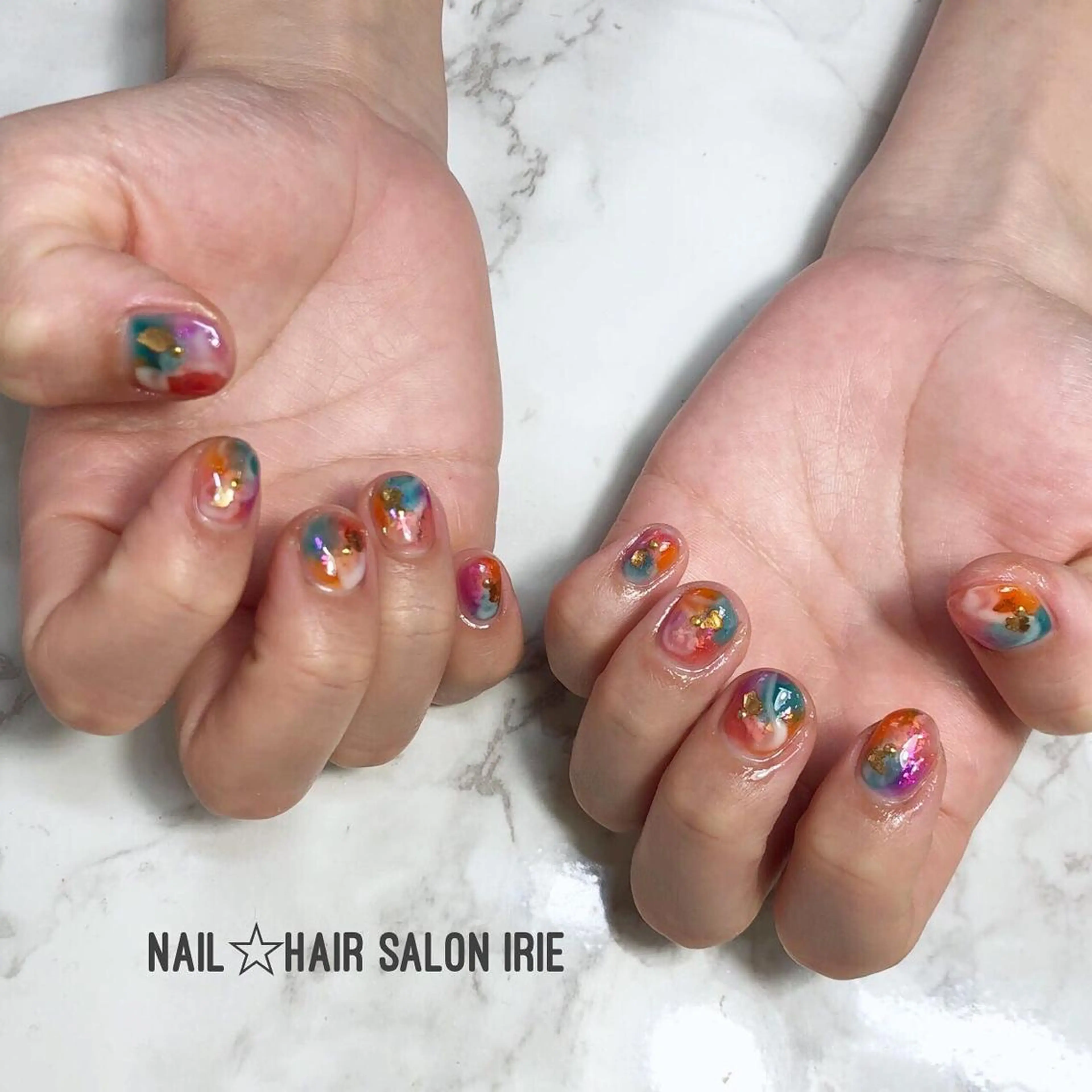 ネイル ハンドネイル Hair salon Irie所属・與儀 知佳のネイルデザイン