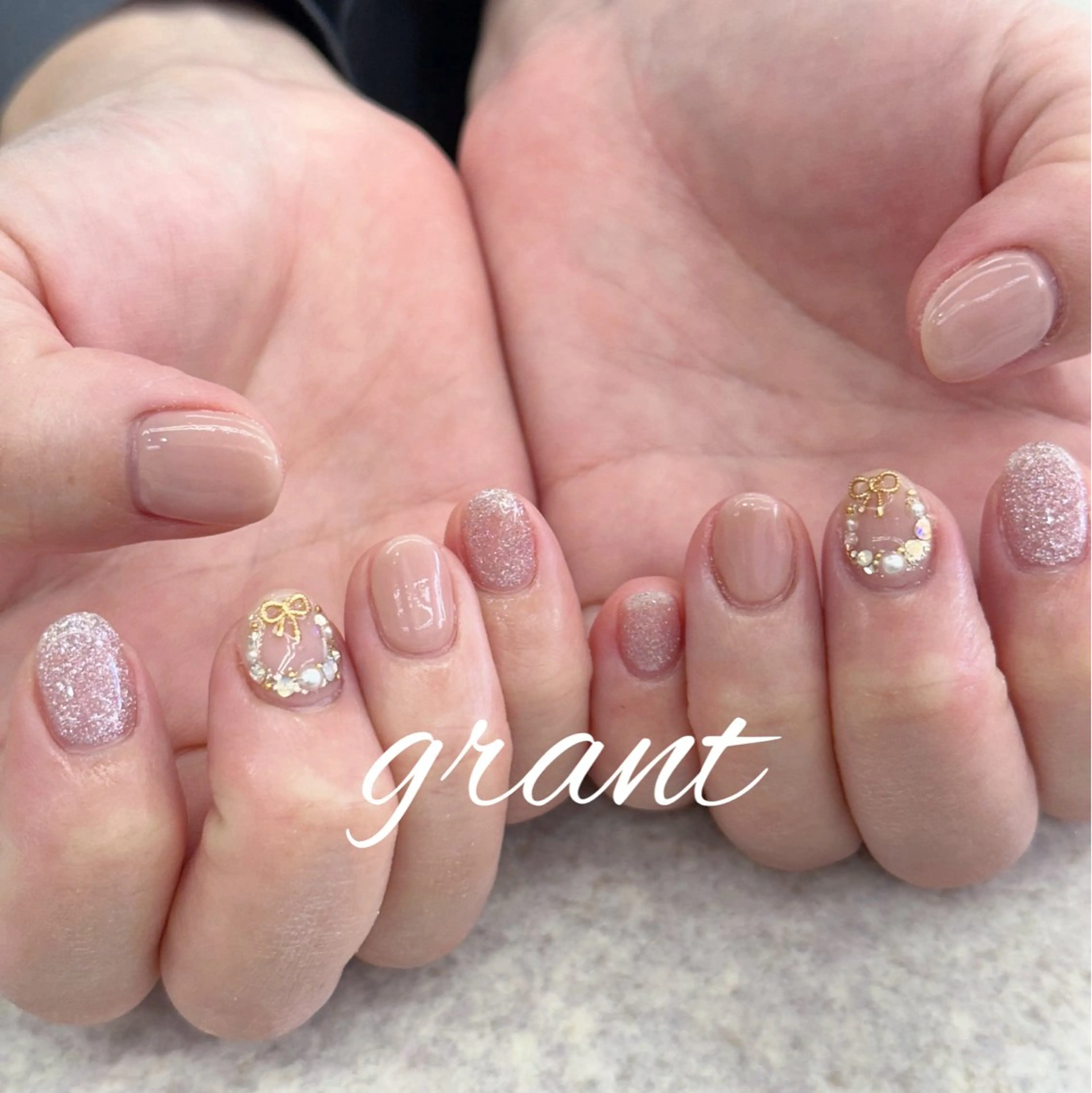 ネイル 冬ネイル クリスマス ハンドネイル nail salon grant所属・nailsalon grantのネイルデザイン