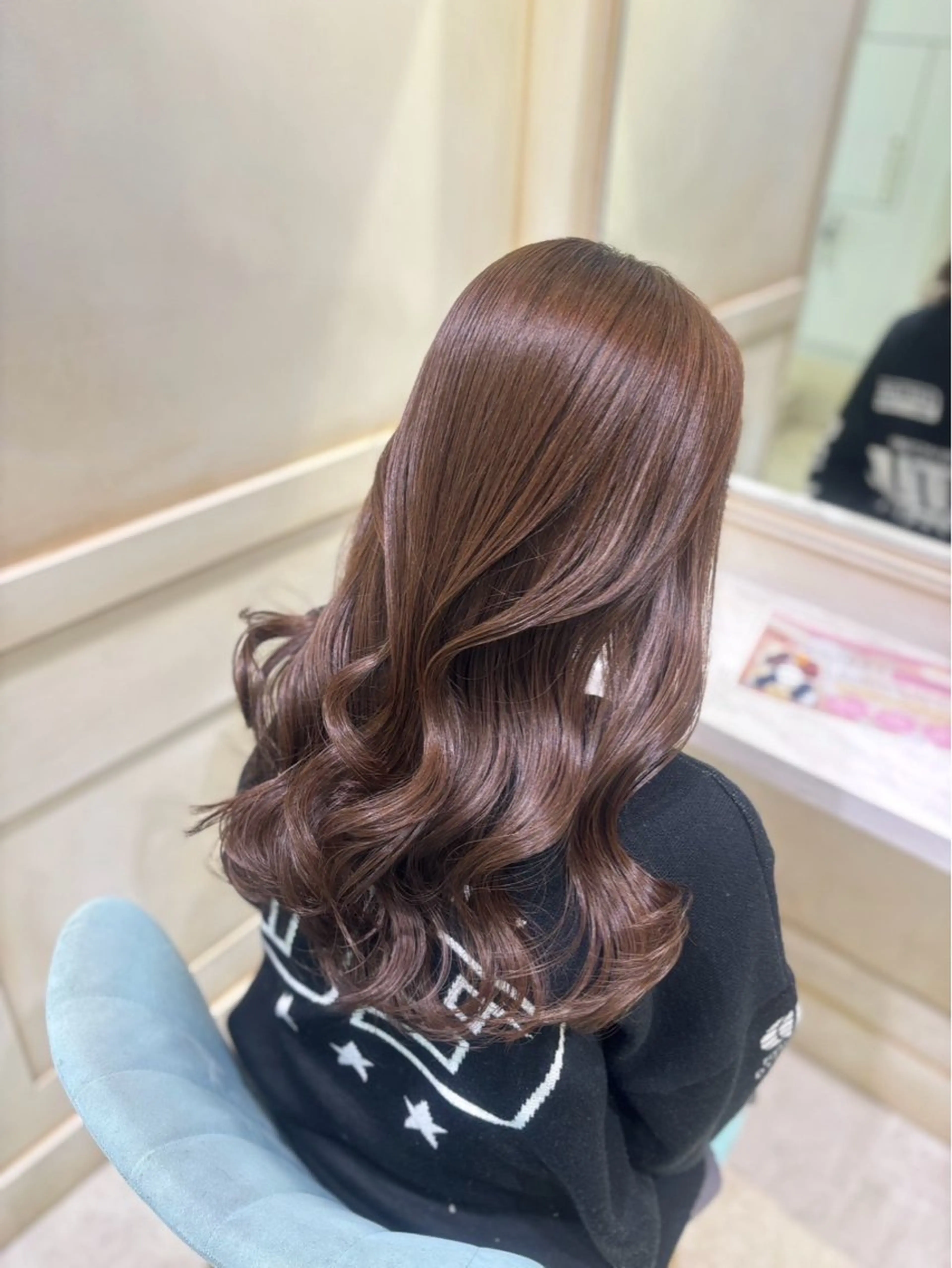 ロング ヘアカラー 🧸艶髪🫧🎀 岡由紀乃のヘアスタイル
