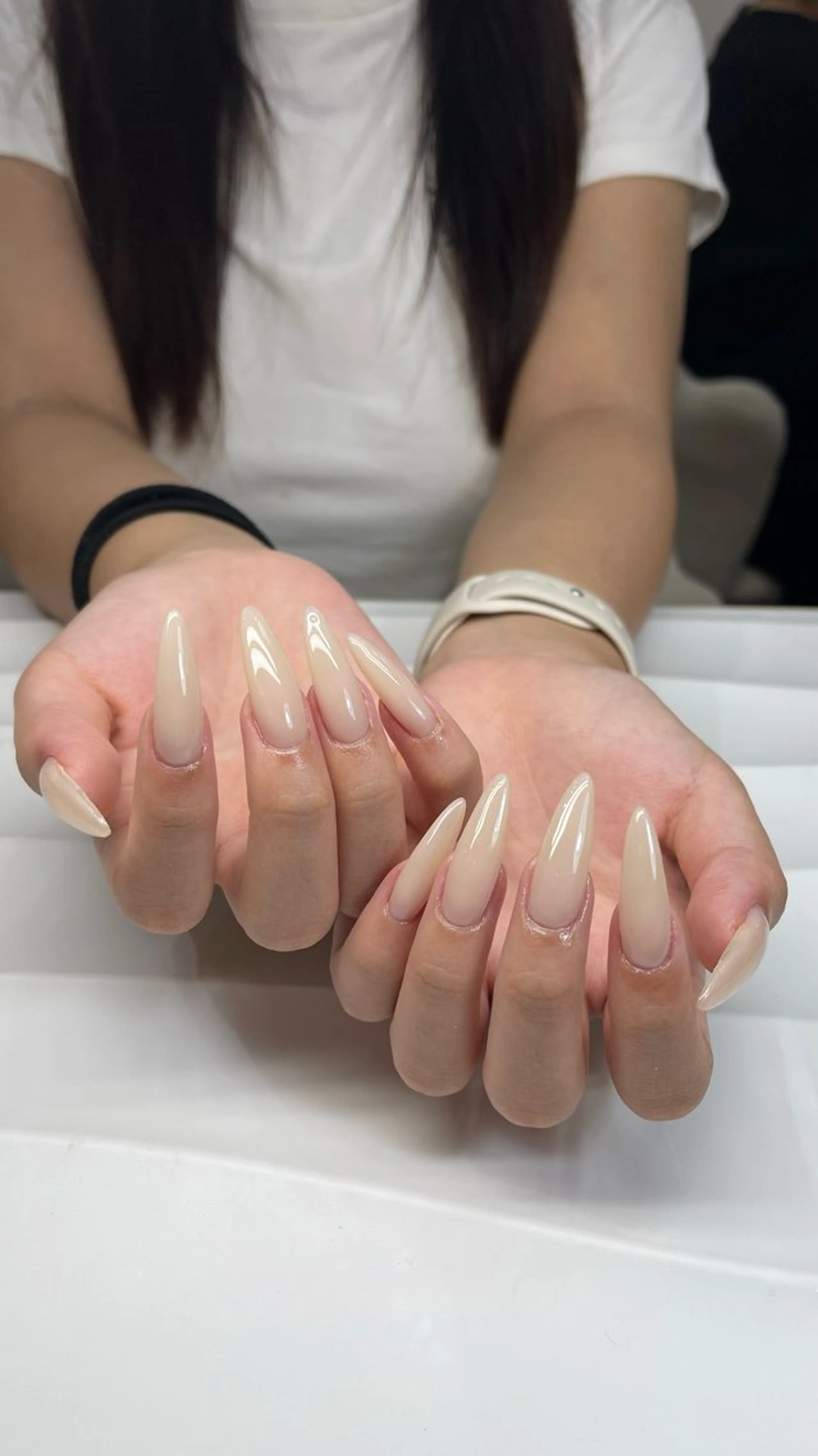 【ジェル】10本長さだしワンカラー7,980円の写真