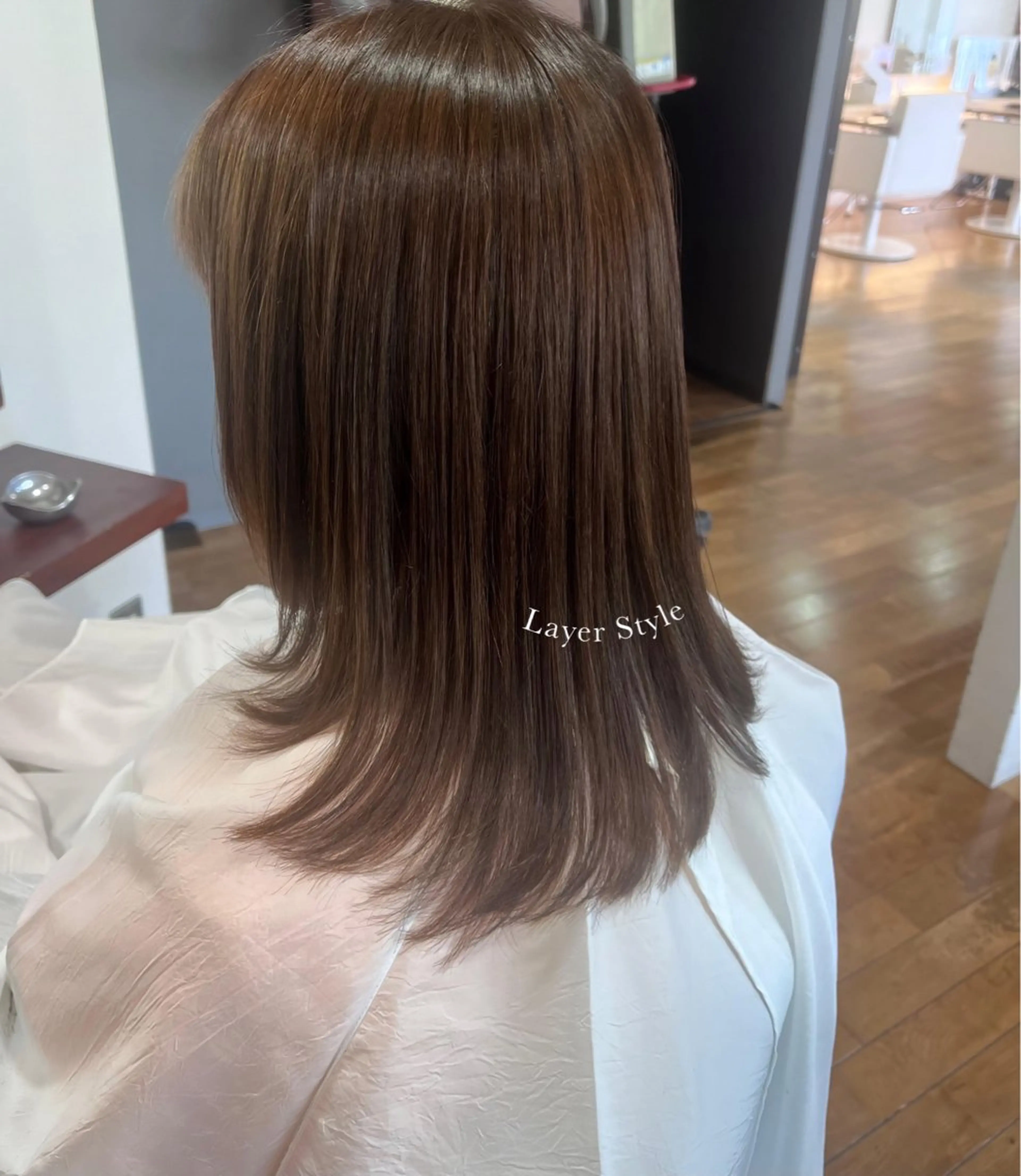 セミロング レイヤーカット Rina.💎🫧 小松里奈のヘアスタイル