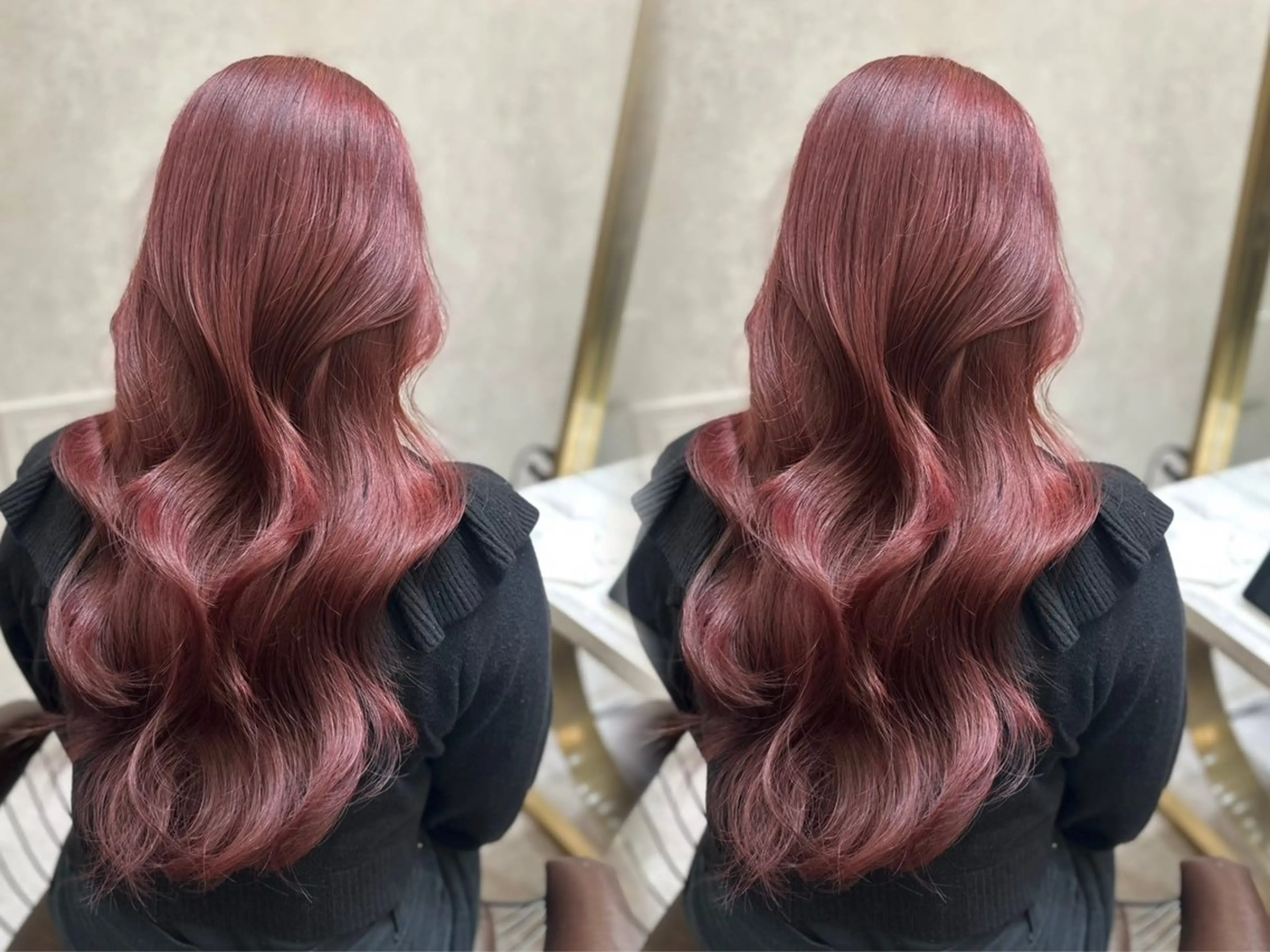 セミロング ヘアカラー 髪質改善💎本郷 壮一郎のヘアスタイル