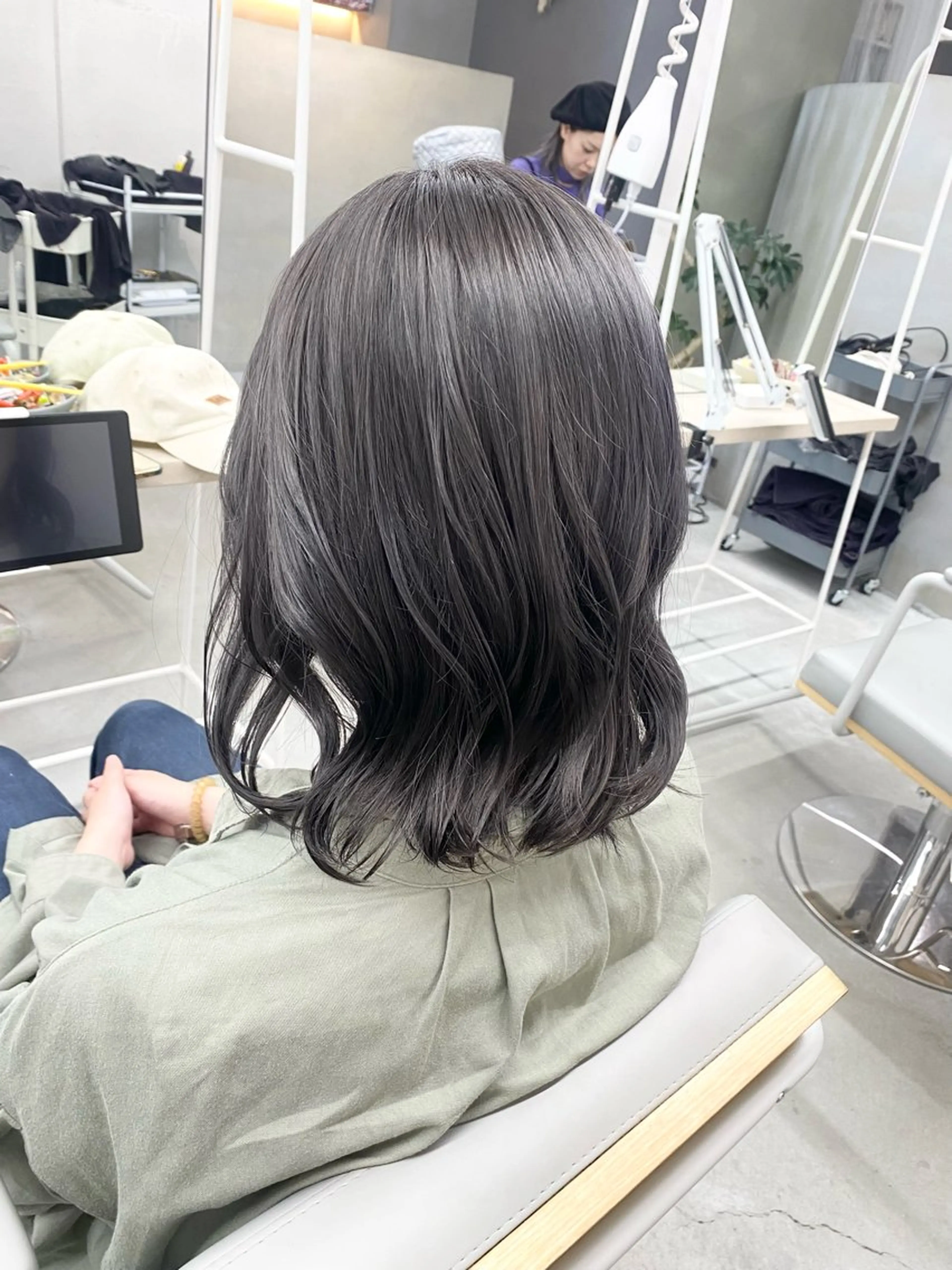 ミディアム カラー ヘアカラー qulim所属・前橋 姫奈のヘアスタイル