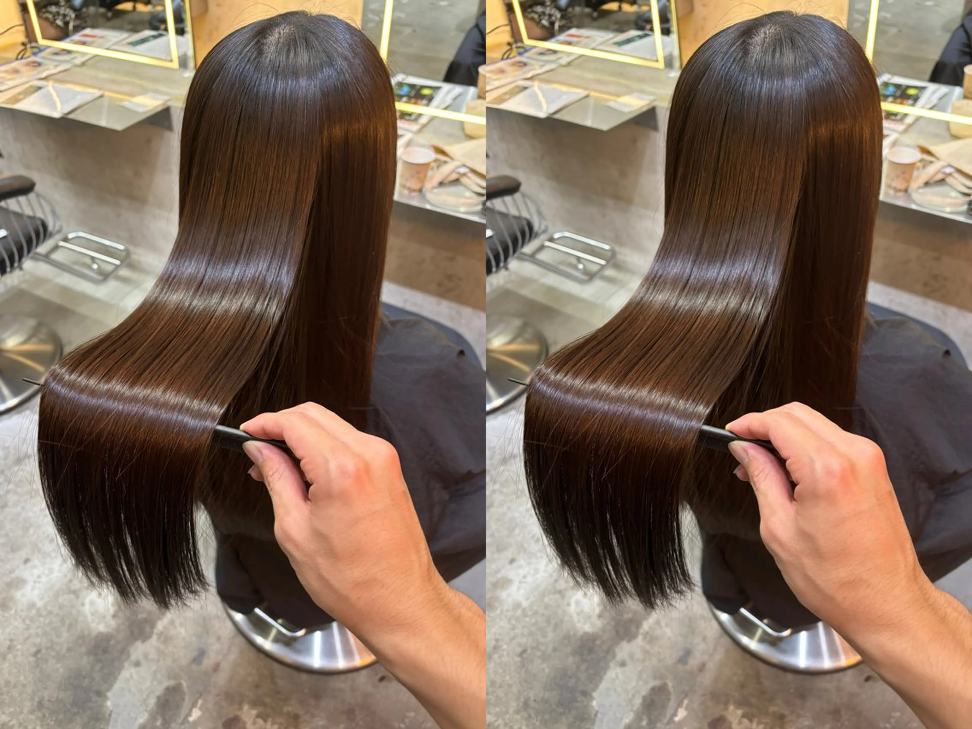 ロング 縮毛矯正 Lond表参道店所属・うる艶縮毛カラー✨ たいよう☀️のヘアスタイル