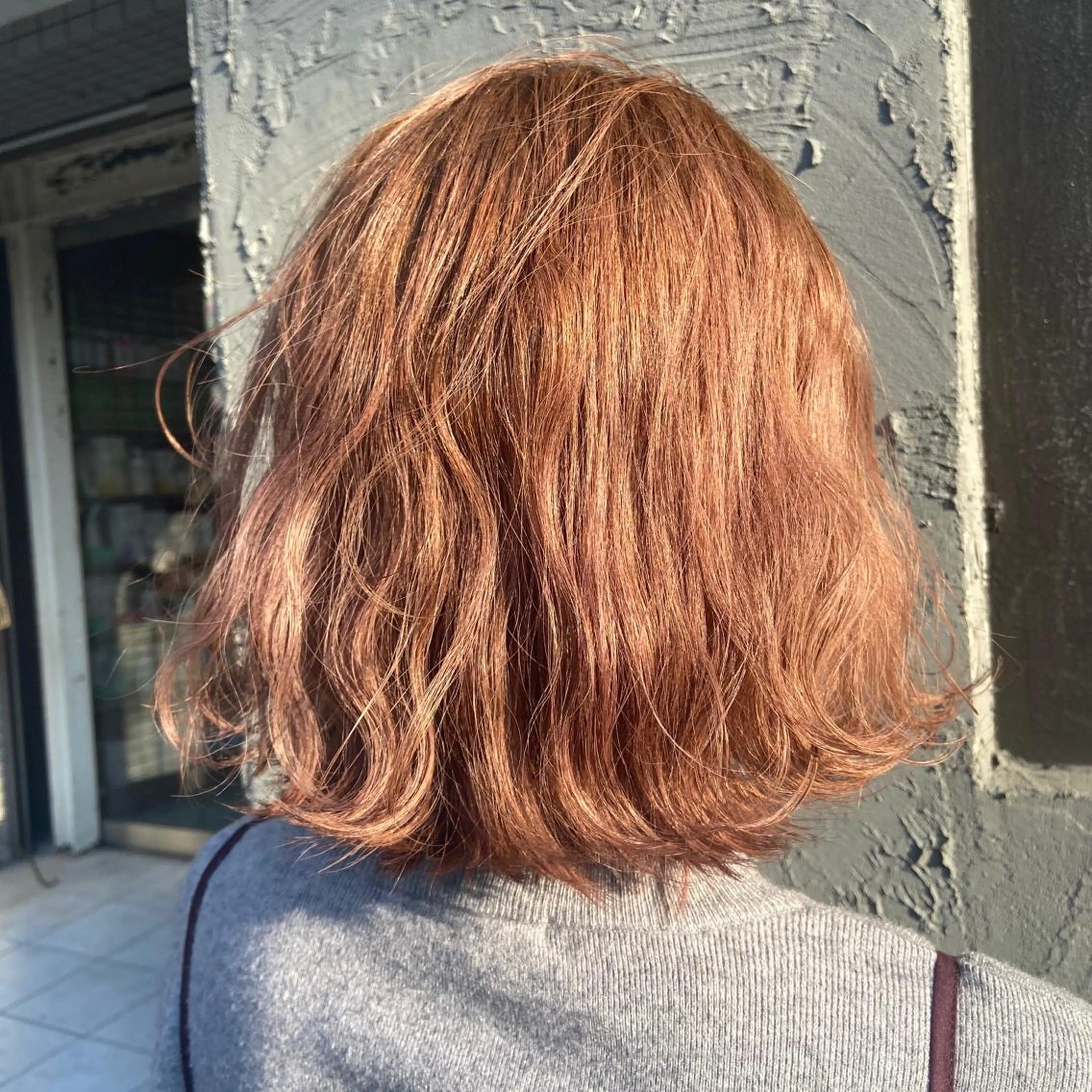 ミディアム カラー 馬場 瑞穂のヘアスタイル