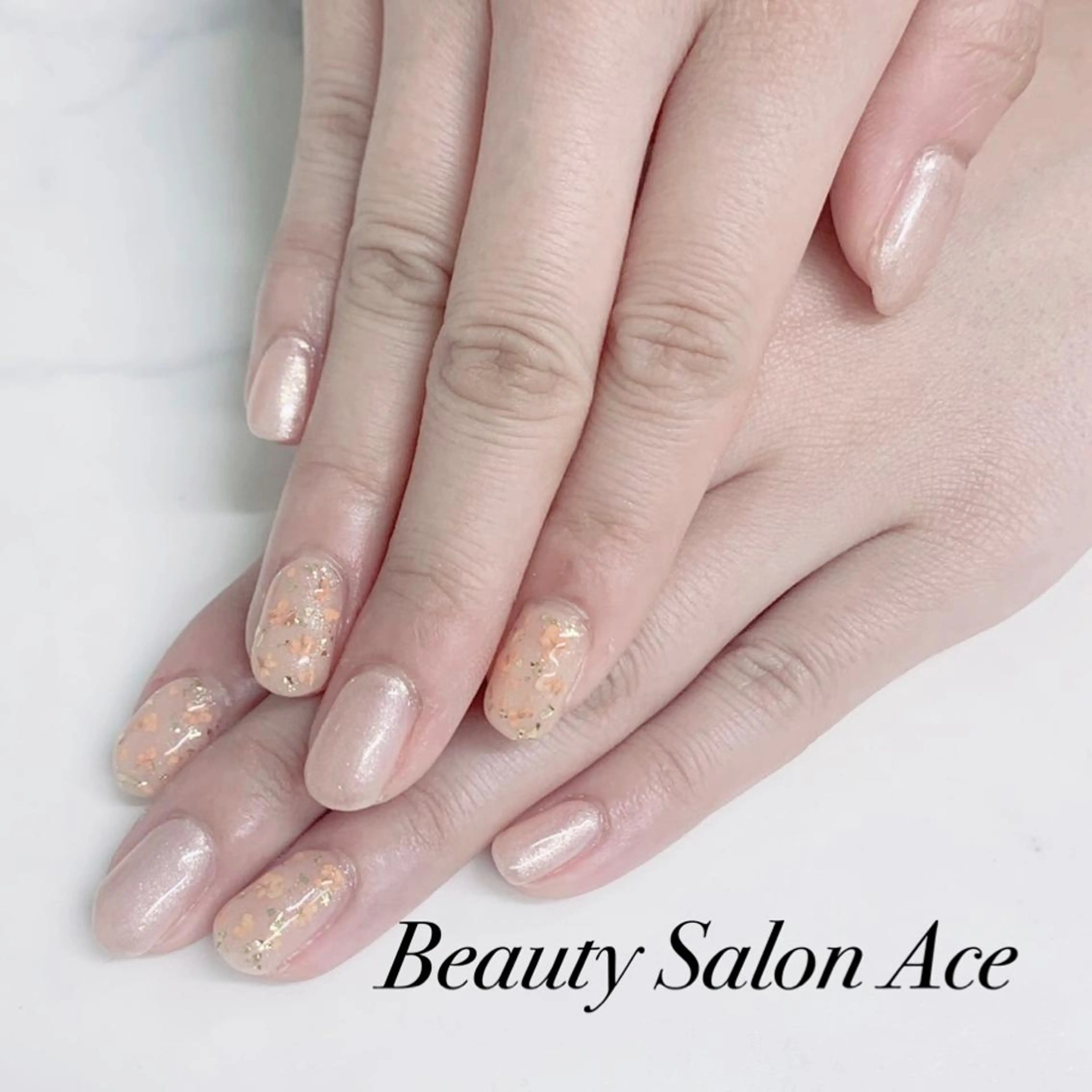 ネイル メンズネイル 春ネイル ハンドネイル ハンドケア Beauty Salon Ace（ネイルサロン　エース）所属・池袋フィルイン Ace♡長さだしのネイルデザイン
