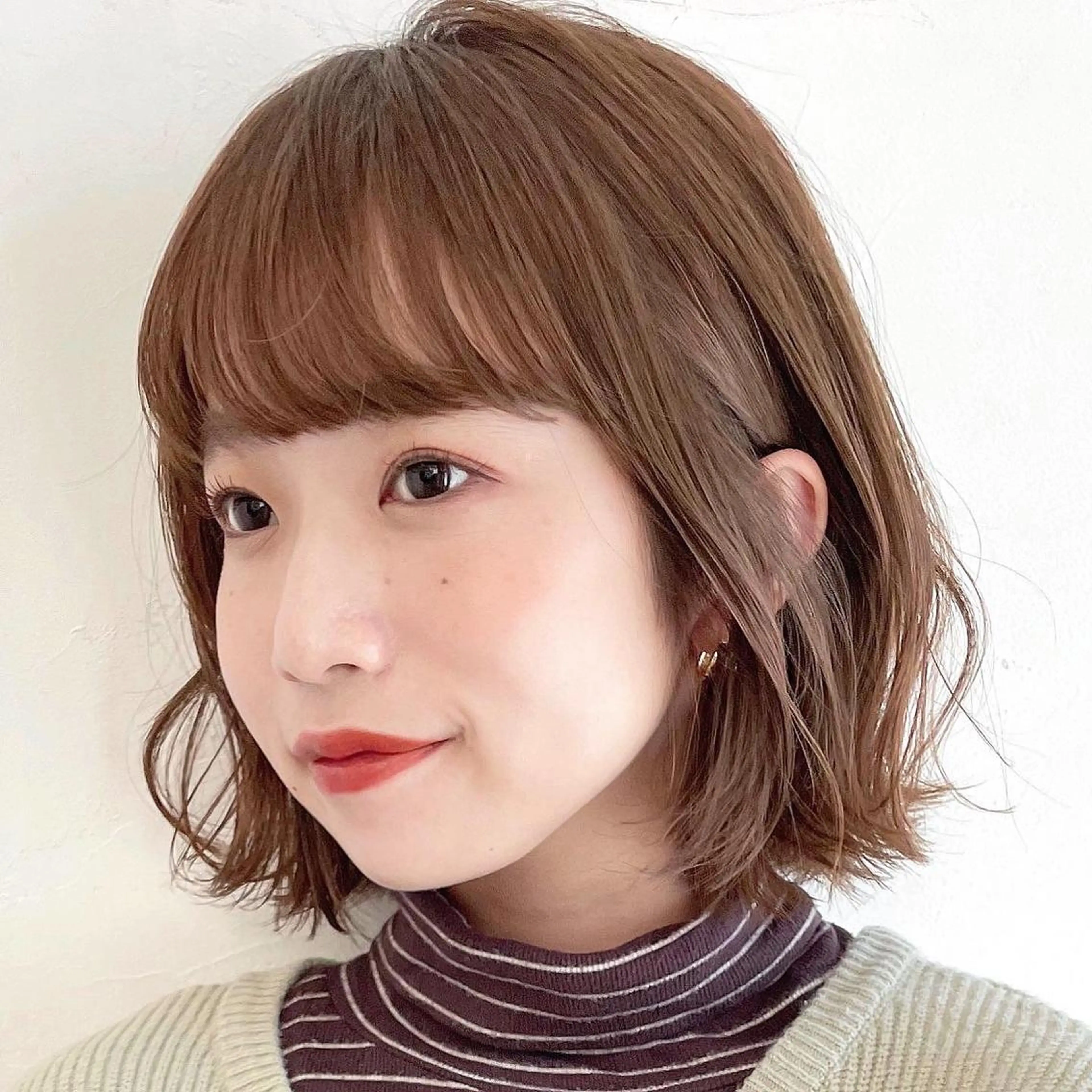 ショート トリートメント OAK 学芸大学所属・秋葉萌　透明感カラー /レイヤー/ボブ♡のヘアスタイル