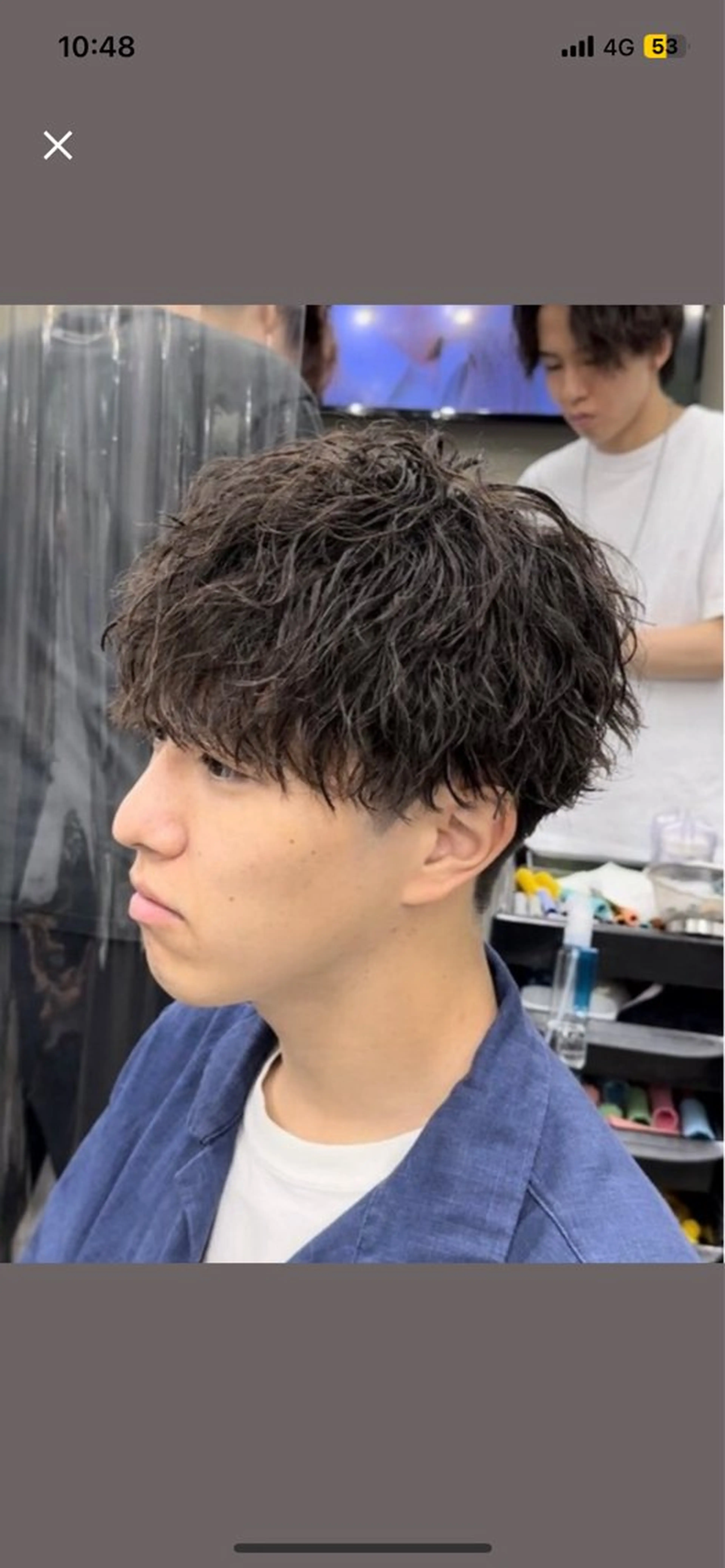 ショート カット パーマ トリートメント ヘアセット ⭐️メンズ特化⭐️ パーマ　カラーのヘアスタイル
