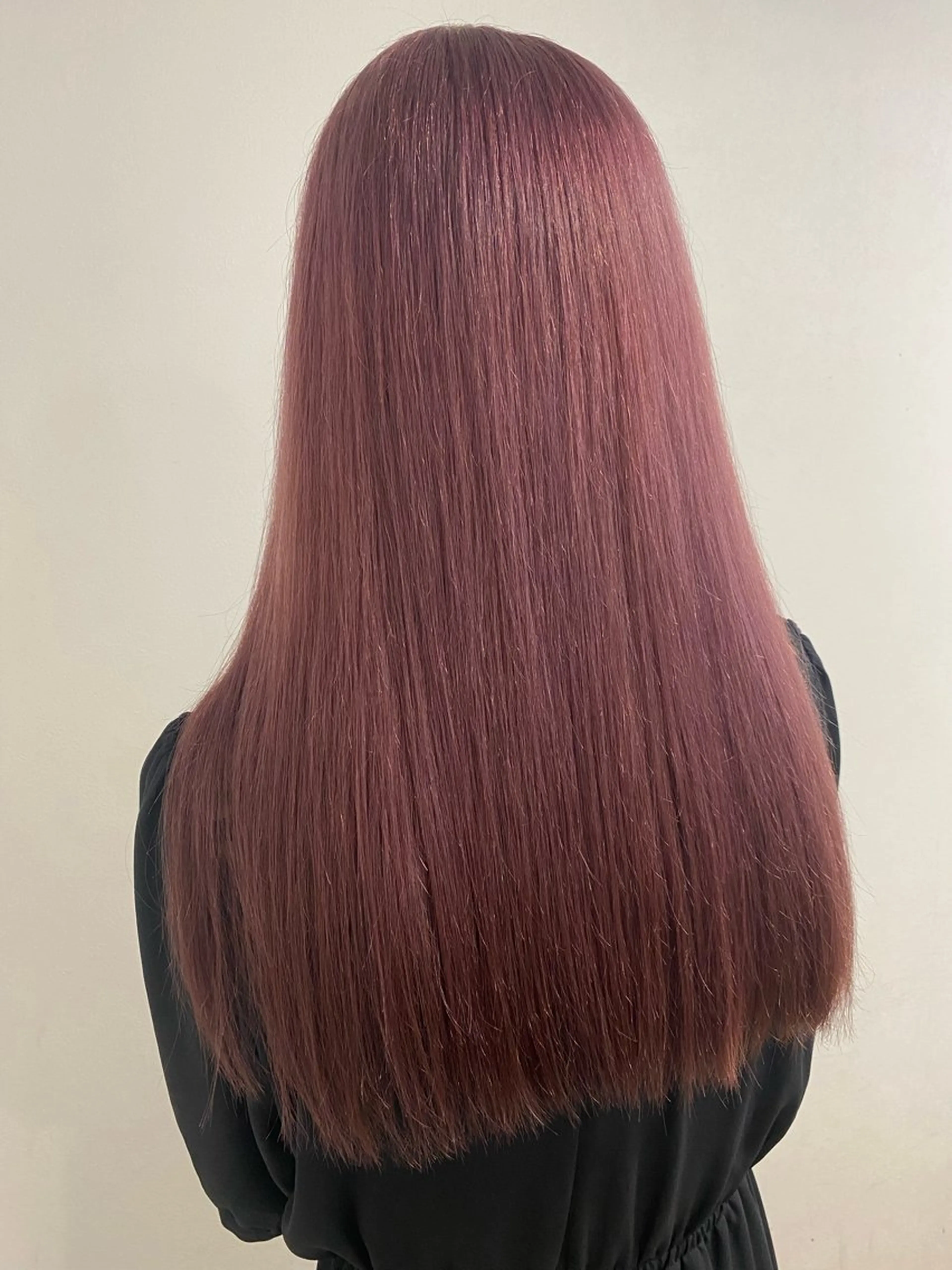 ロング カラー ピンクカラー CIEN lime所属・松下 育未のヘアスタイル