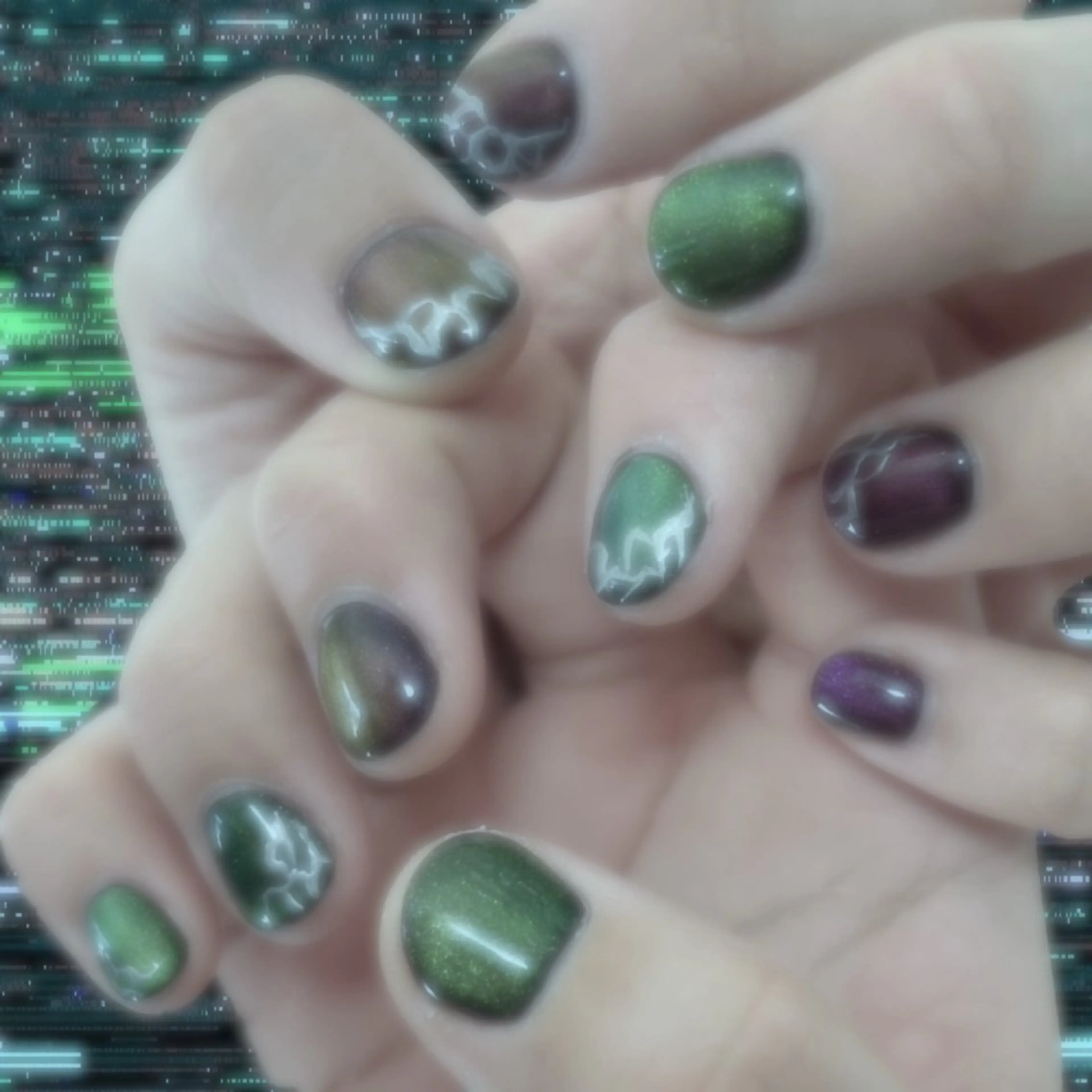 ネイル ハンドネイル .꒰ঌtenten ໒꒱·̩͙．のネイルデザイン