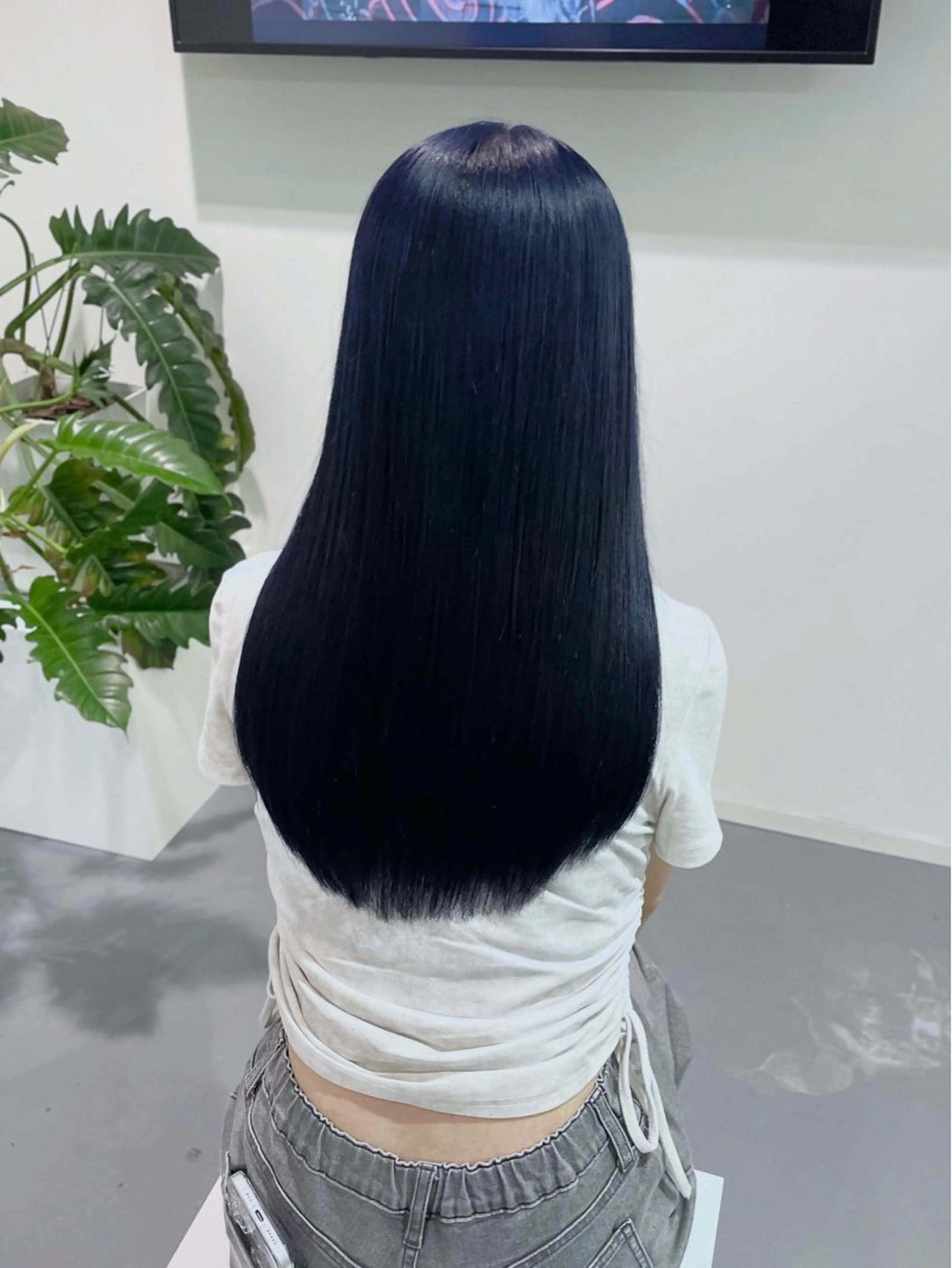 ロング ヘアカラー LEF TATEMACHI所属・西山祐生/ハイトーン /ケアブリーチ/艶髪のヘアスタイル