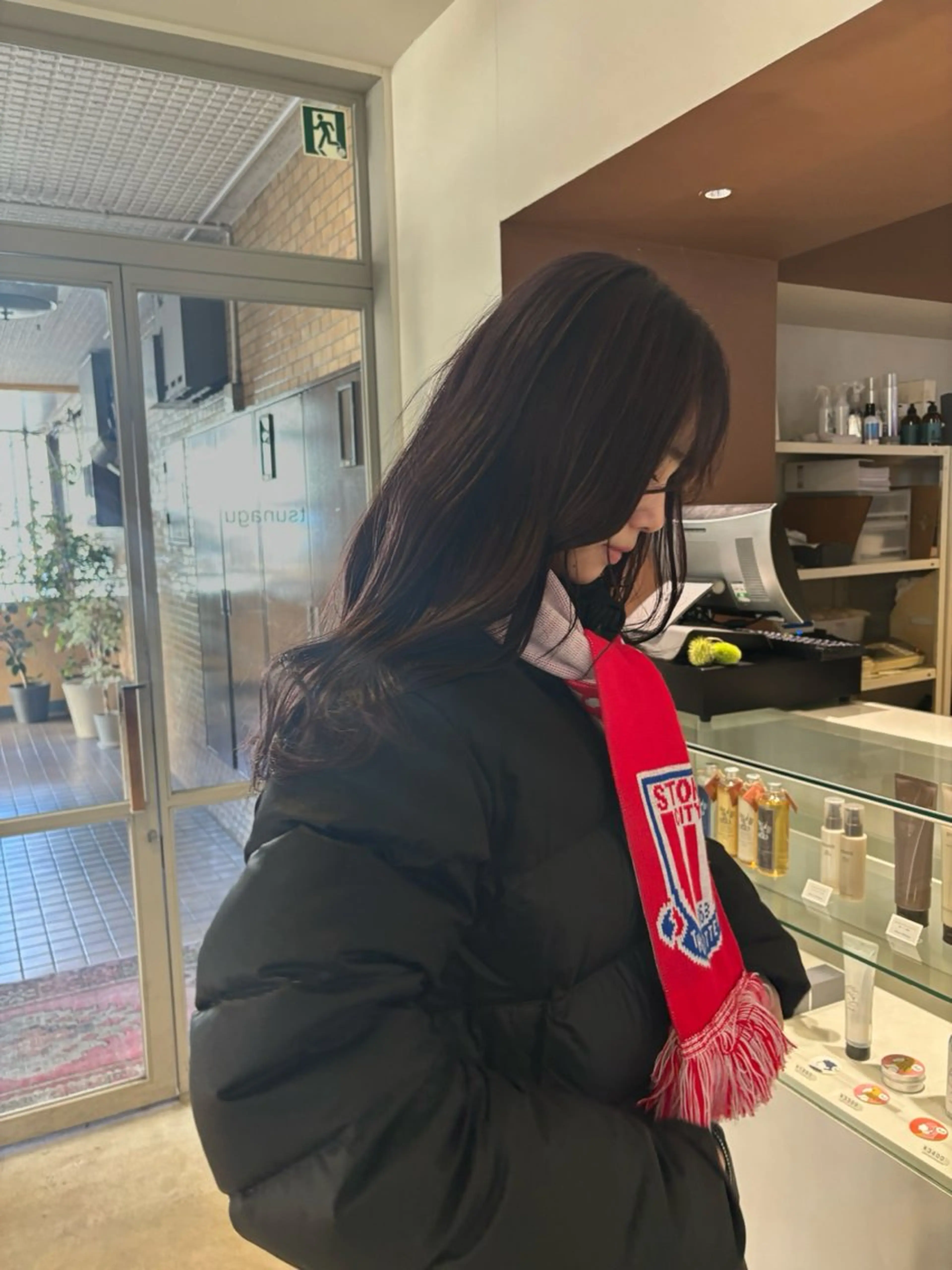 ロング カラー ベージュカラー ラベンダーカラー ラベンダーベージュ ヘアカラー yuna / tsunaguのヘアスタイル