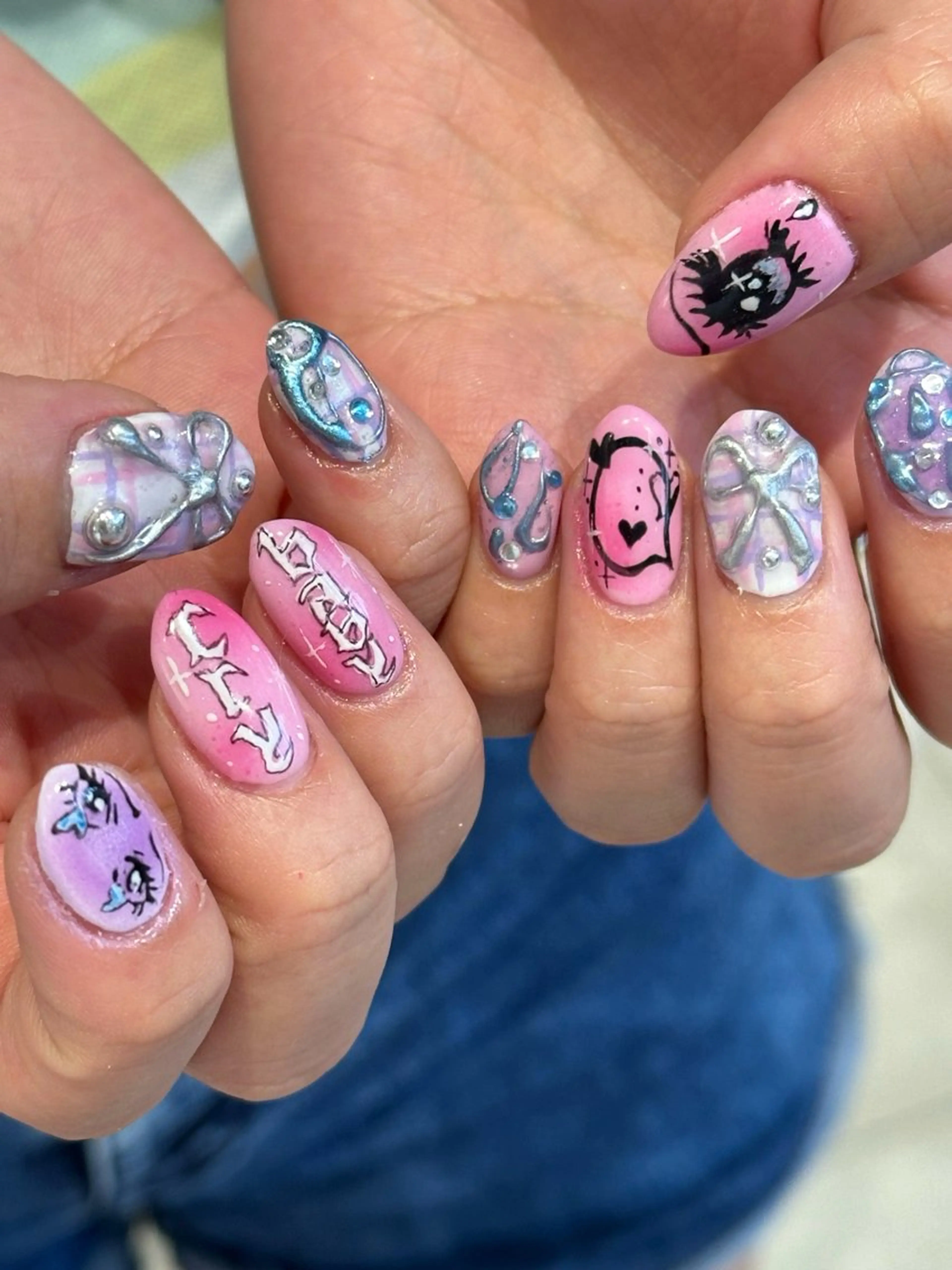 ネイル ハイトーン特化 pepe🎀のヘアスタイル