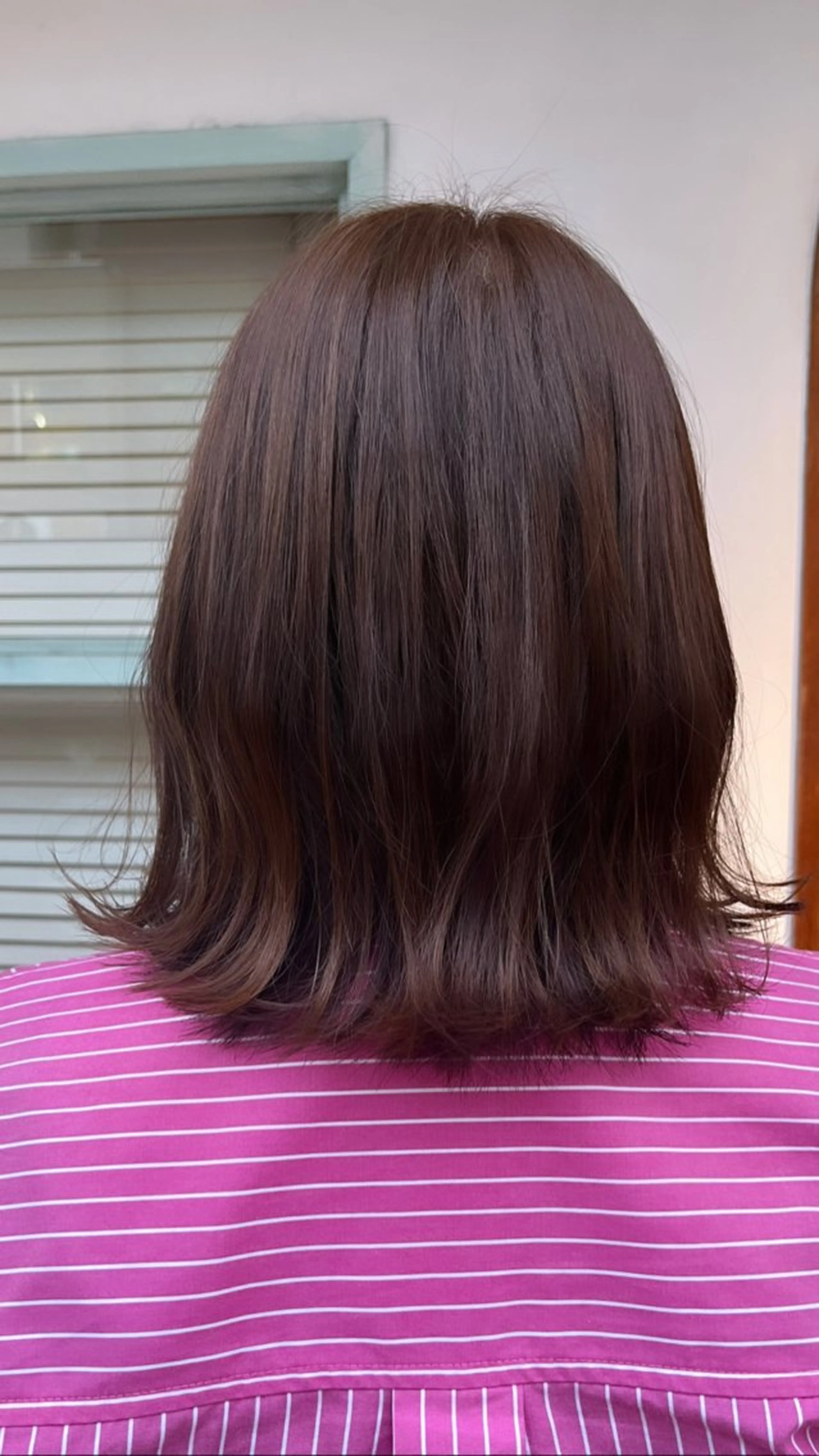 ミディアム ヘアカラー たかしま あさひのヘアスタイル
