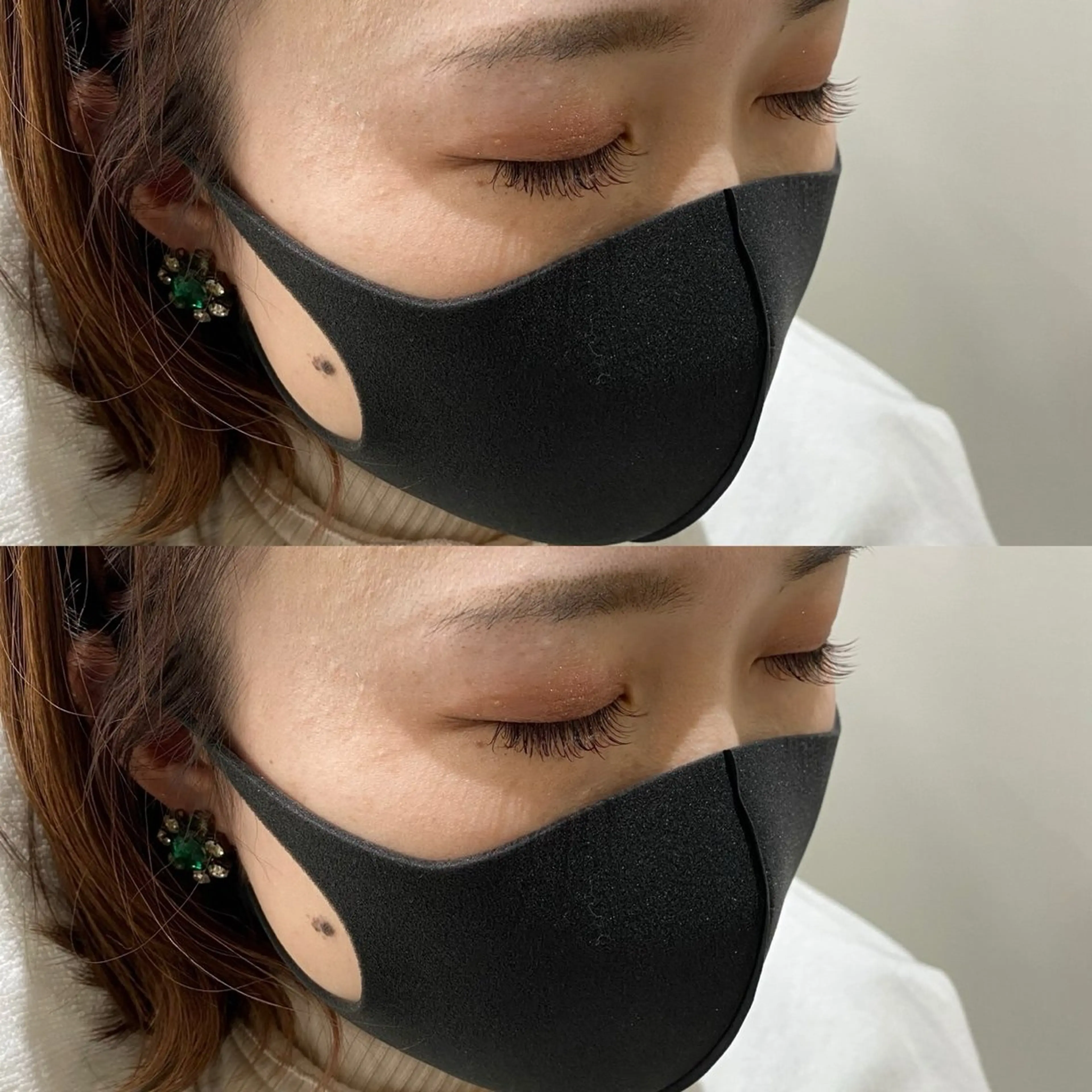 ブラウンフラットマット100本(オフ無料)の写真