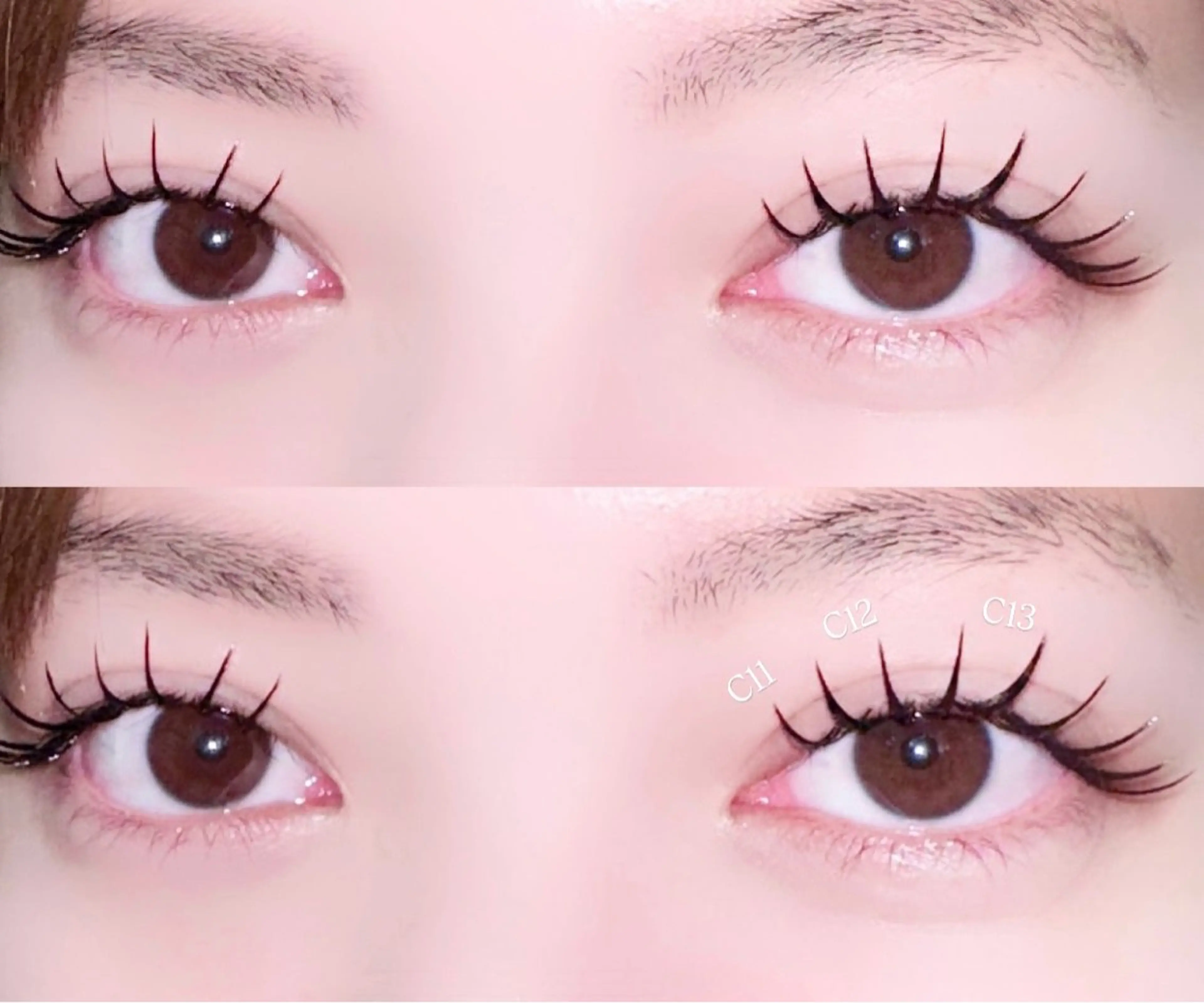 【仕上がり写真撮影OKな方限定】３Dラッシュ100束(300本)トリートメント束感仕上げ　4000円の写真