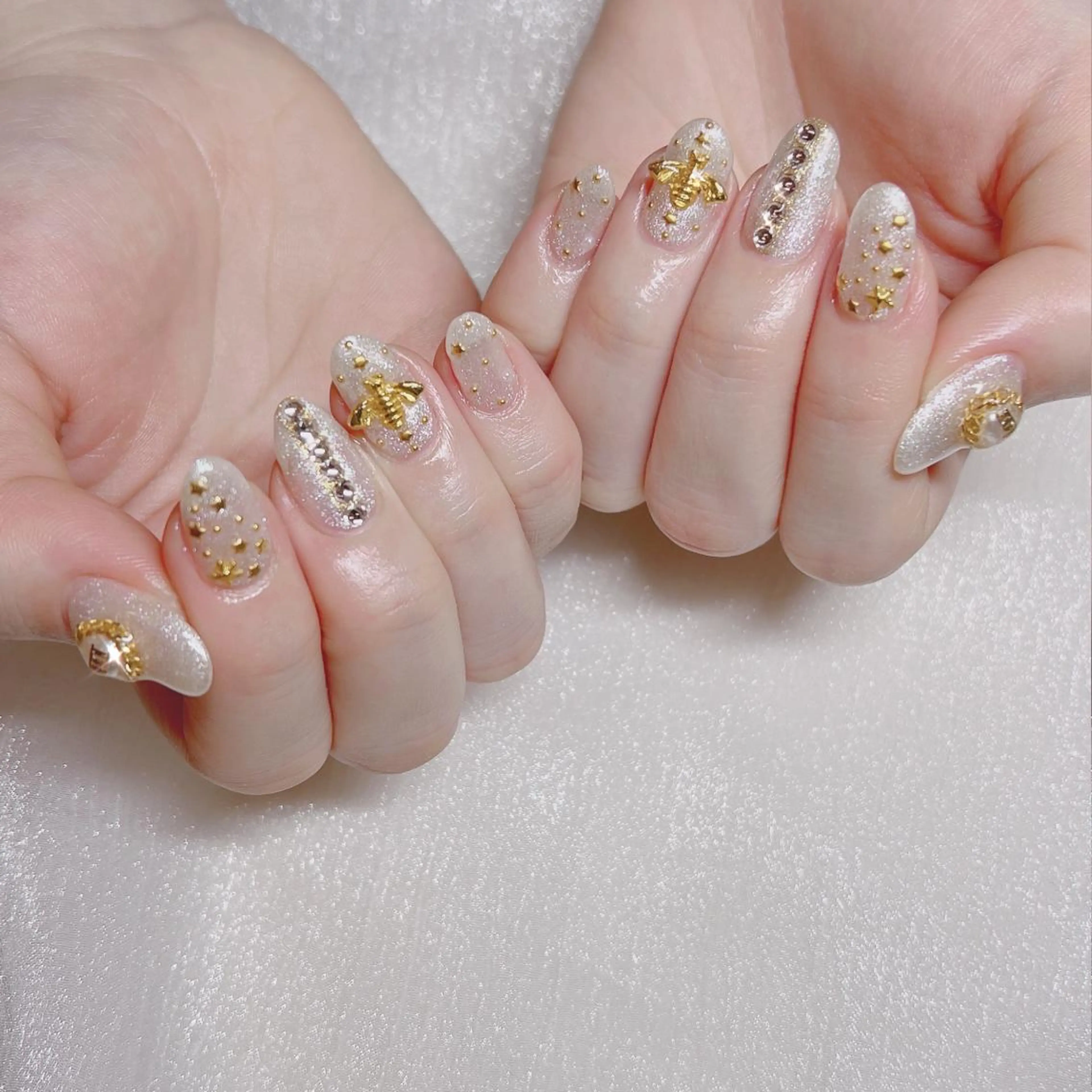 ネイル オーロラネイル フットネイル フレンチネイル ジェルネイル 韓国ネイル ハンドネイル ハンドケア EN nailsalon所属・【ENサロン】 Rei🎀Nailのネイルデザイン