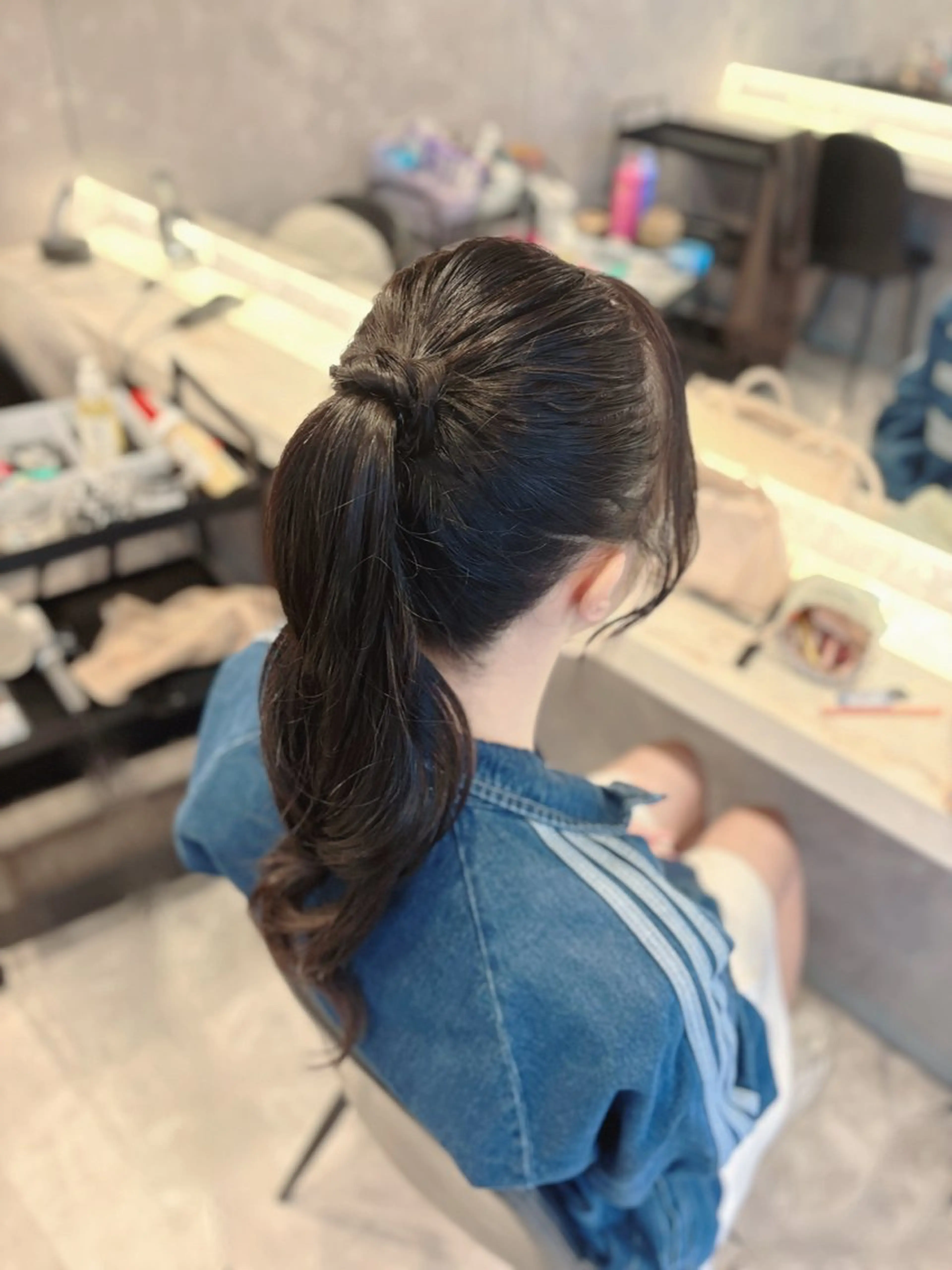 ロング ヘアアレンジ ヘアセット Maho カラーモデル募集中のヘアスタイル