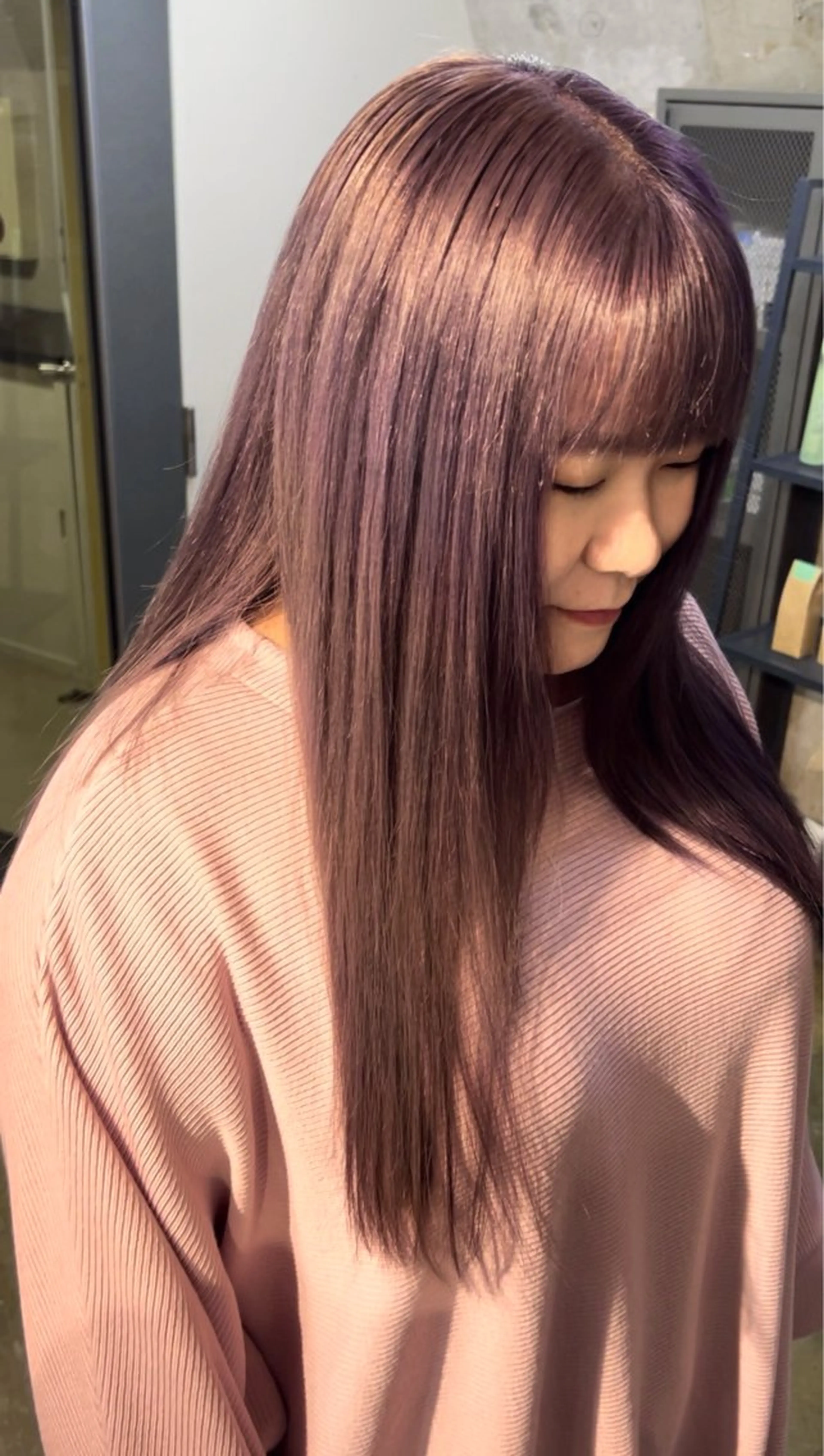 ロング カラー 𝙱𝙻𝙴𝙽 𝚋𝚢 𝚍𝚘𝚝.所属・🤍BLEN 窓🤍のヘアスタイル