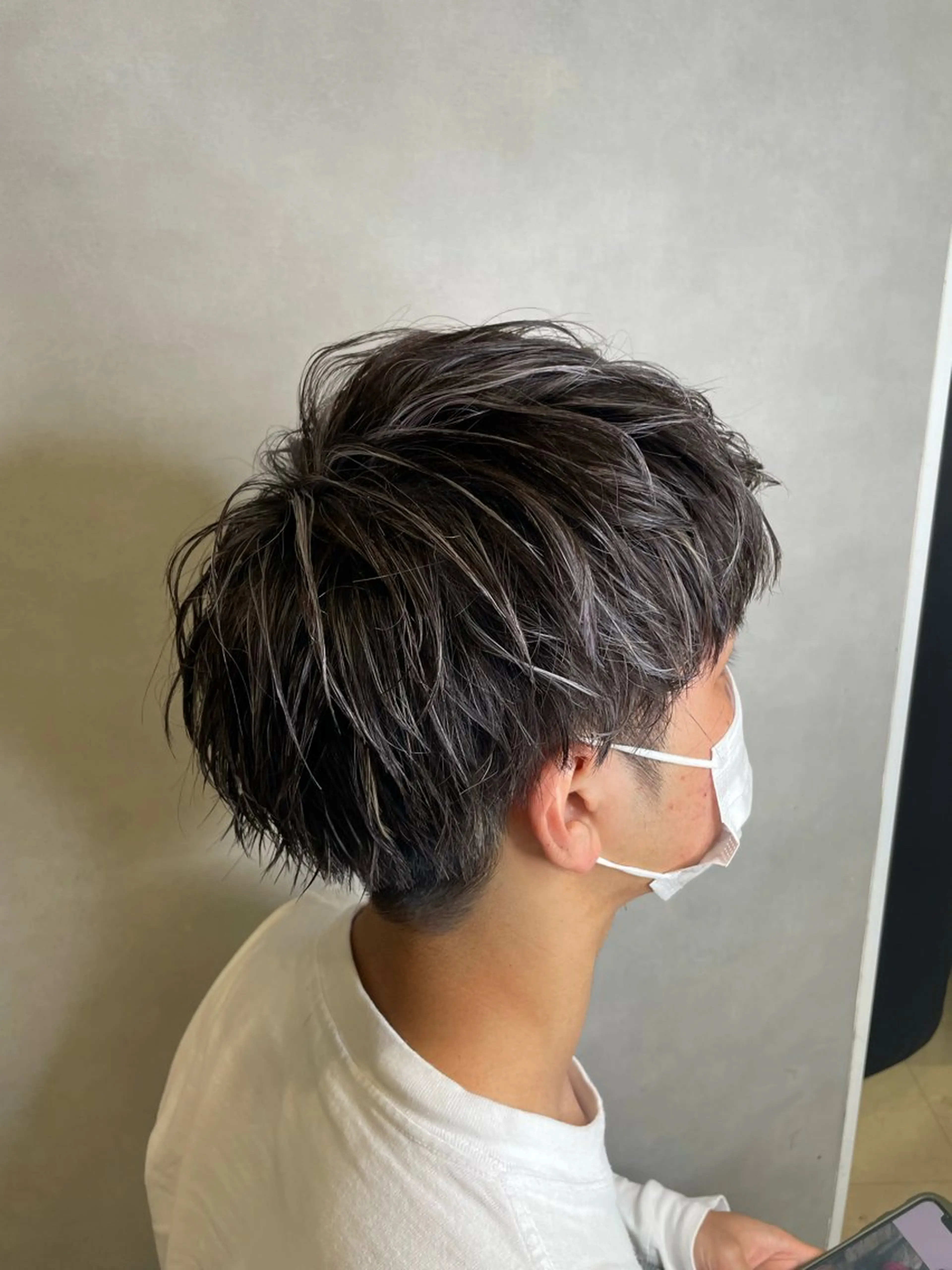 パーマ メンズ メンズハイライト メンズパーマ カット パーマ ✨トレンド特化美容師 WILL上村　拳吾のヘアスタイル