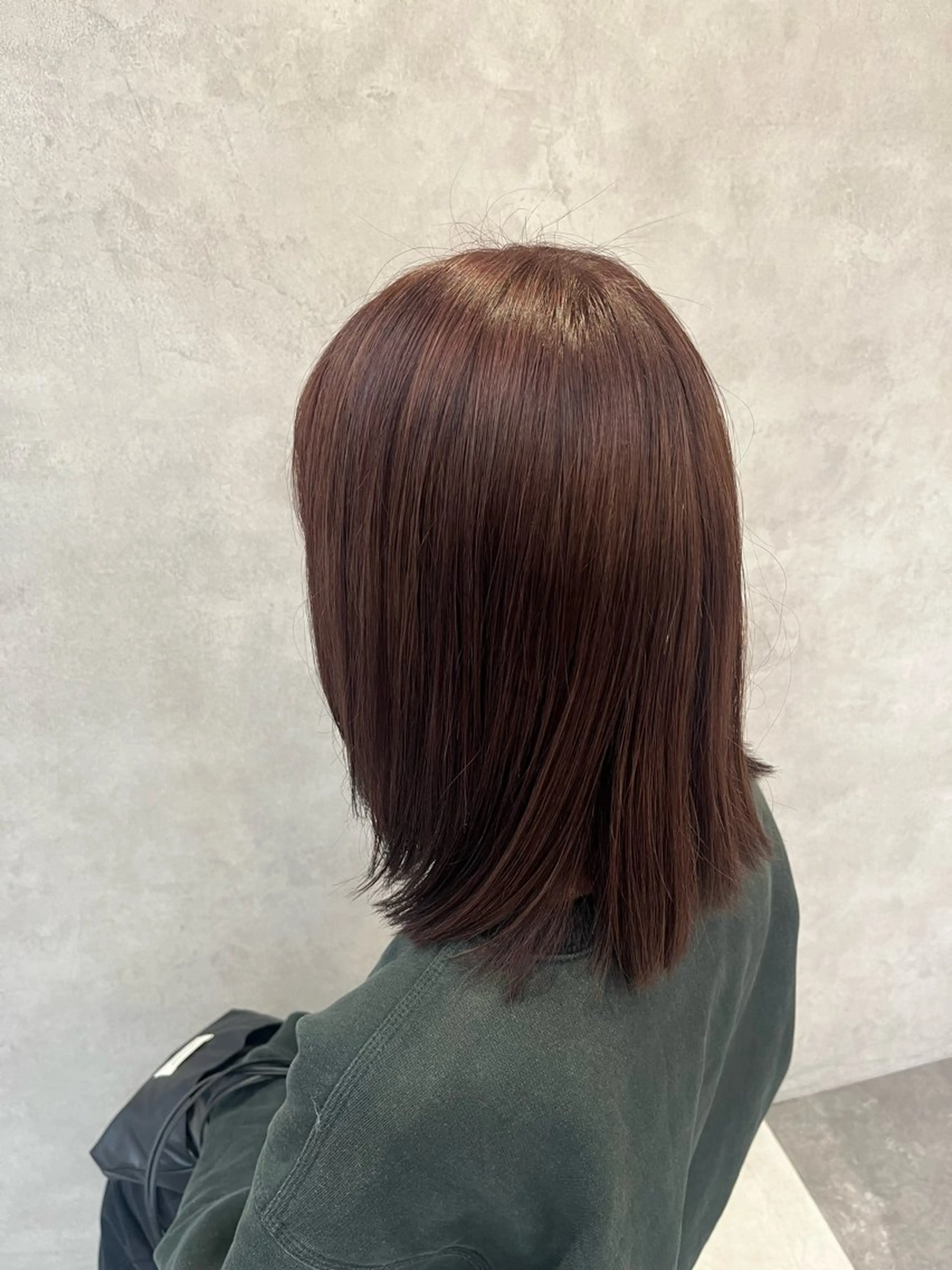 ミディアム カット ヘアカラー トリートメント 森本峻介 ボブ/透明感カラーのヘアスタイル