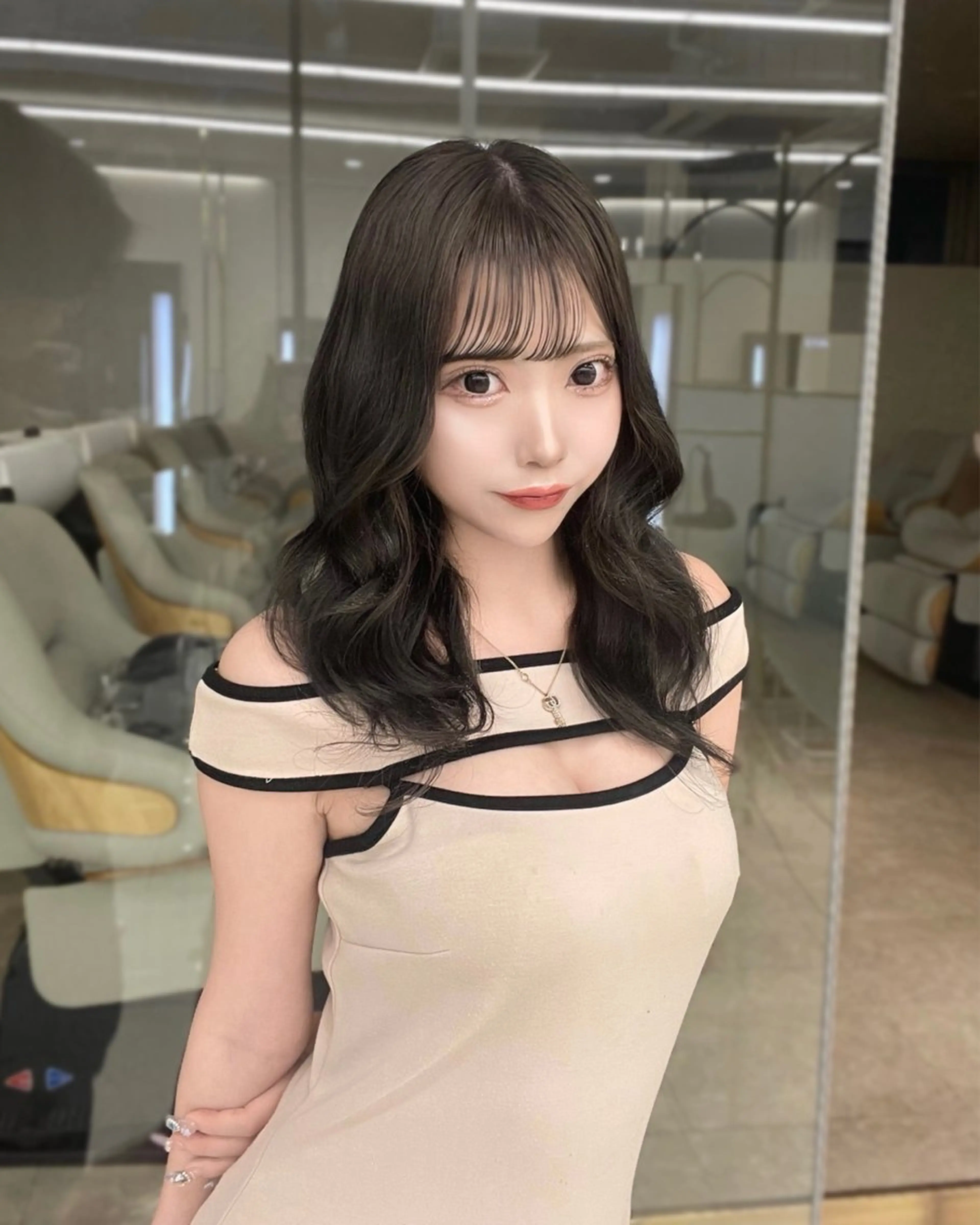 セミロング カット ヘアカラー トリートメント COA 表参道所属・森田 陸/ボブ/艶髪 /オリーブグレージュのヘアスタイル