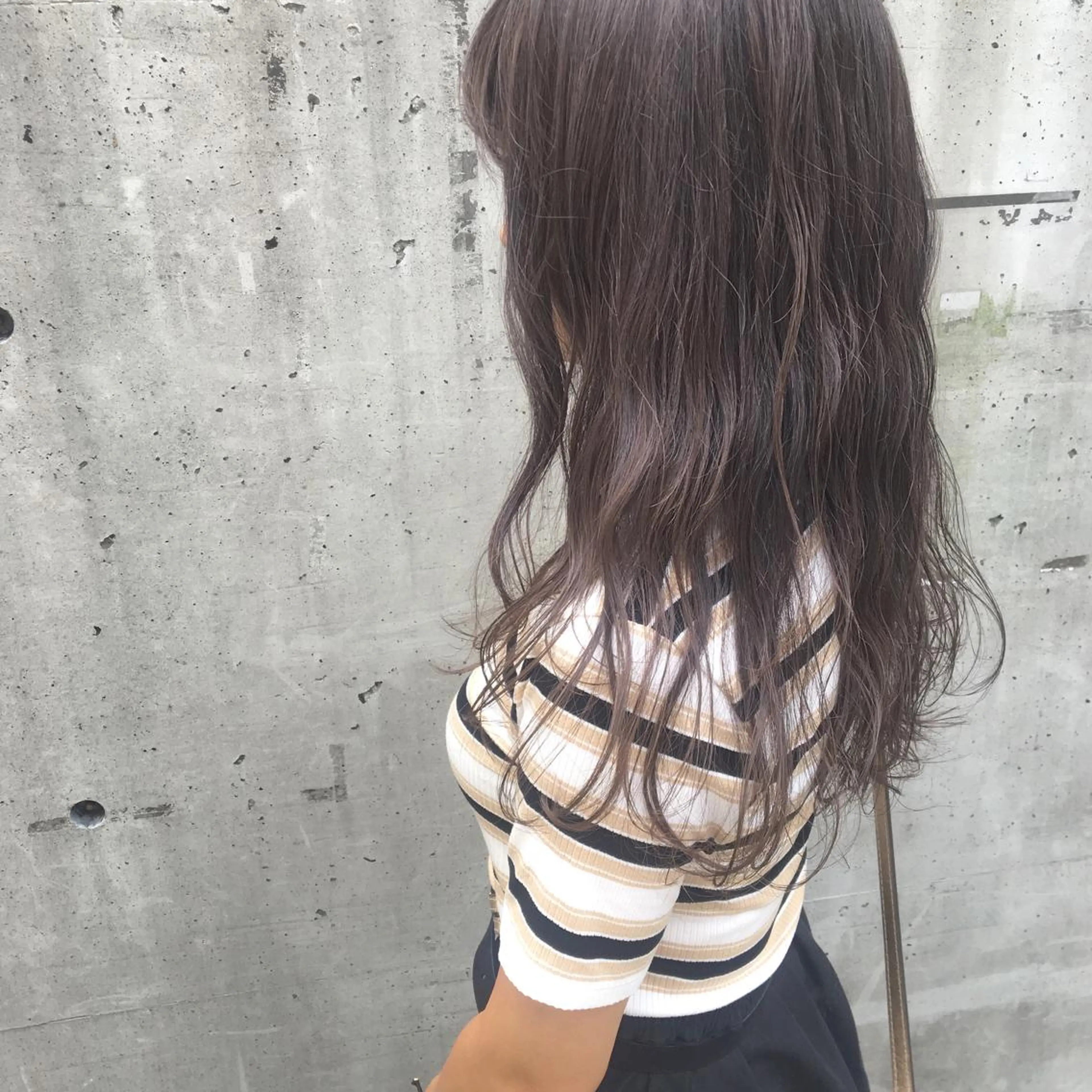 ロング カラー グレージュ ヘアカラー emme MIHO♡のヘアスタイル