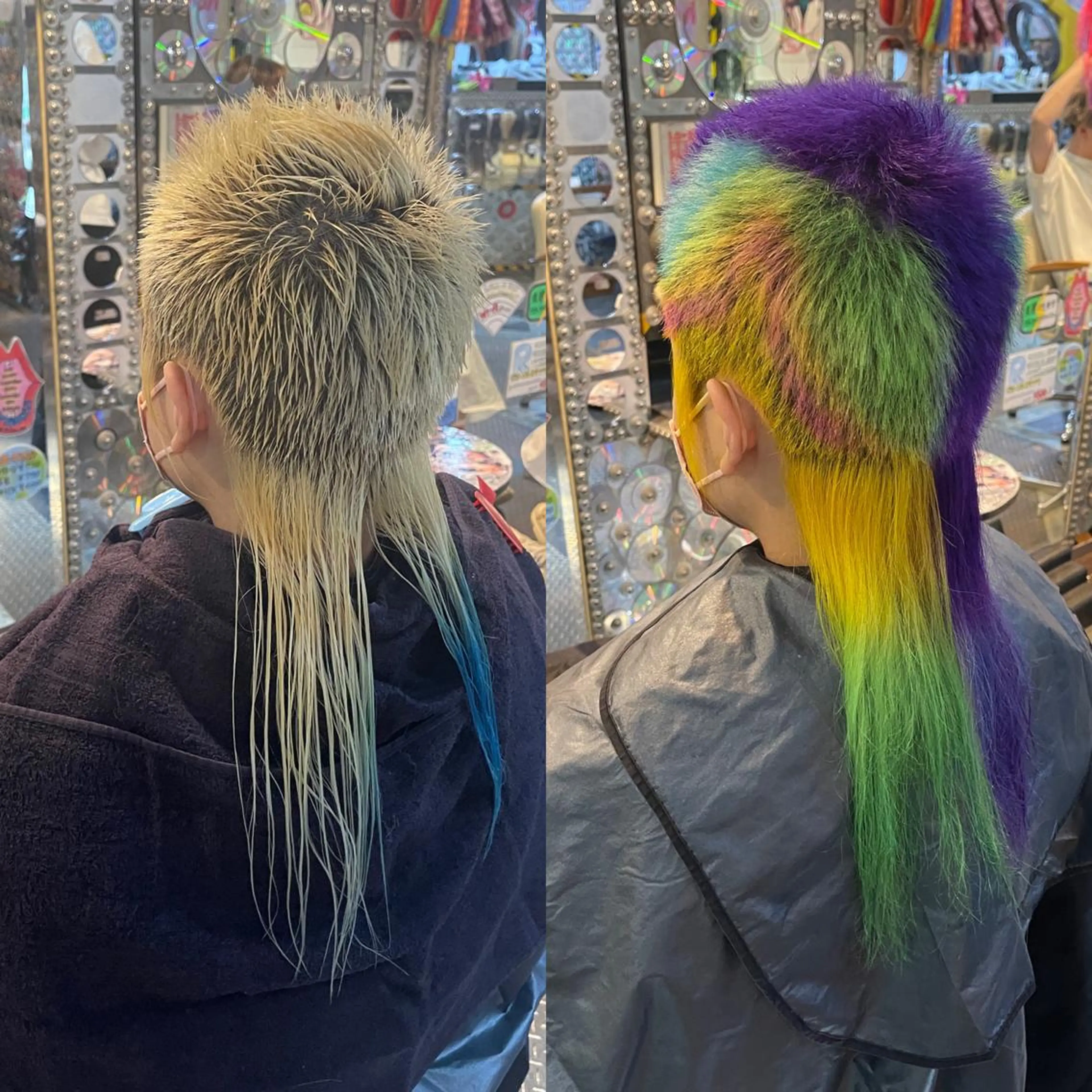 ショート カラー ヘアアレンジ メンズ haco+所属・🌈派手髪エクステ ブレイズ🌈ひろとのヘアスタイル