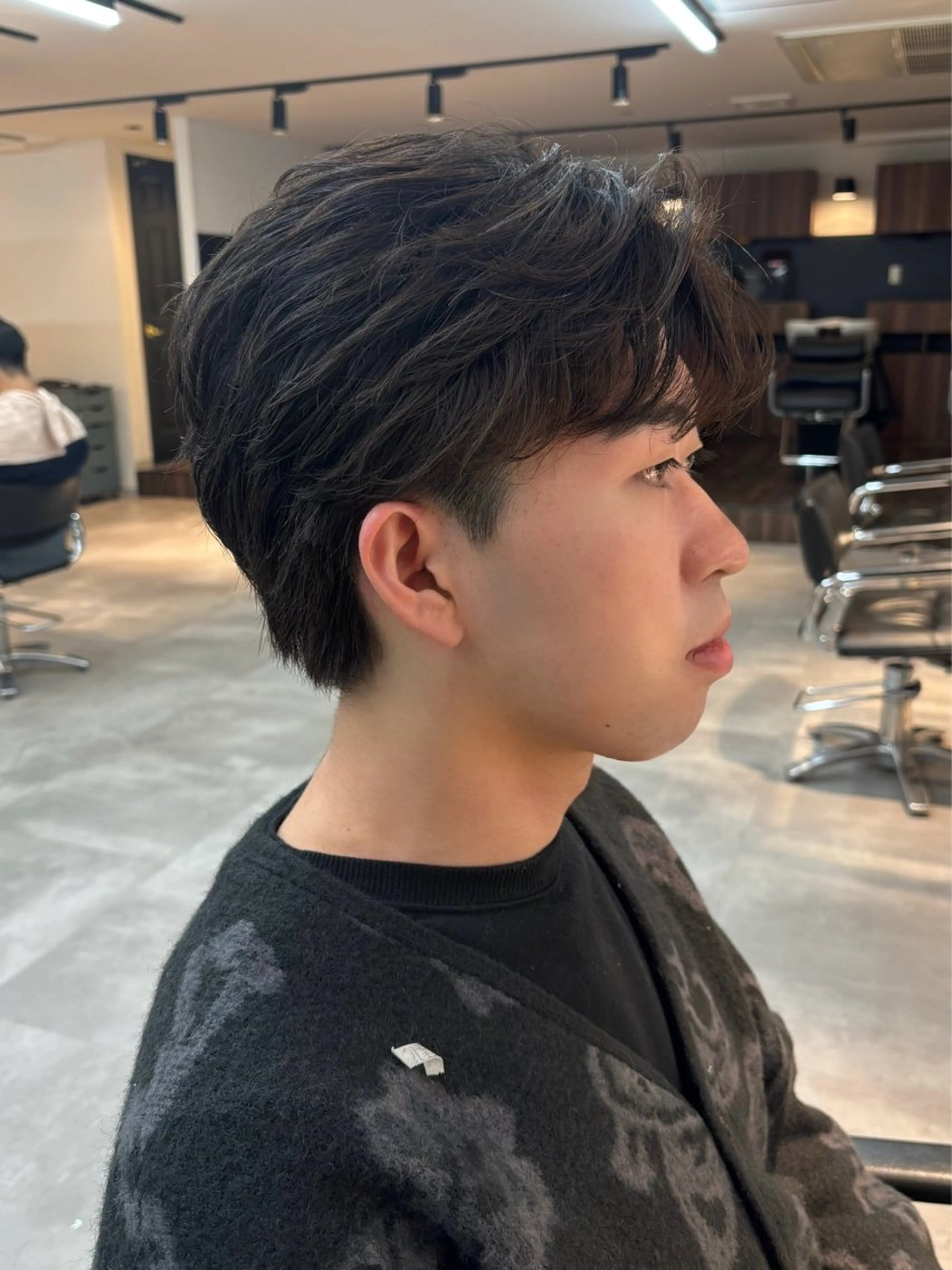 パーマ メンズ フェザーパーマ メンズパーマ カット パーマ 保立/メンズカット 千葉駅フェザーパーマのヘアスタイル