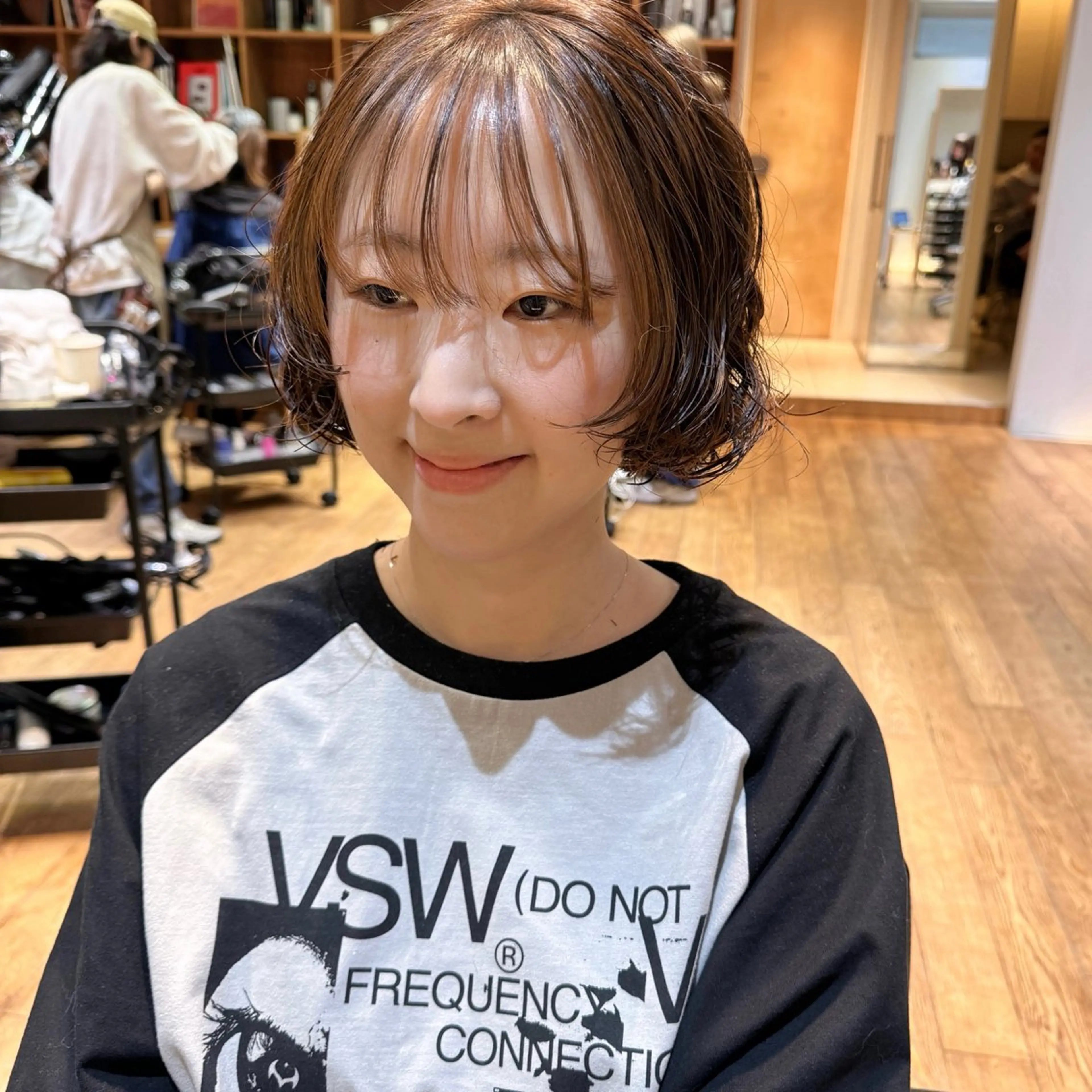 ショート パーマ カット パーマ 大橋 芽衣のヘアスタイル