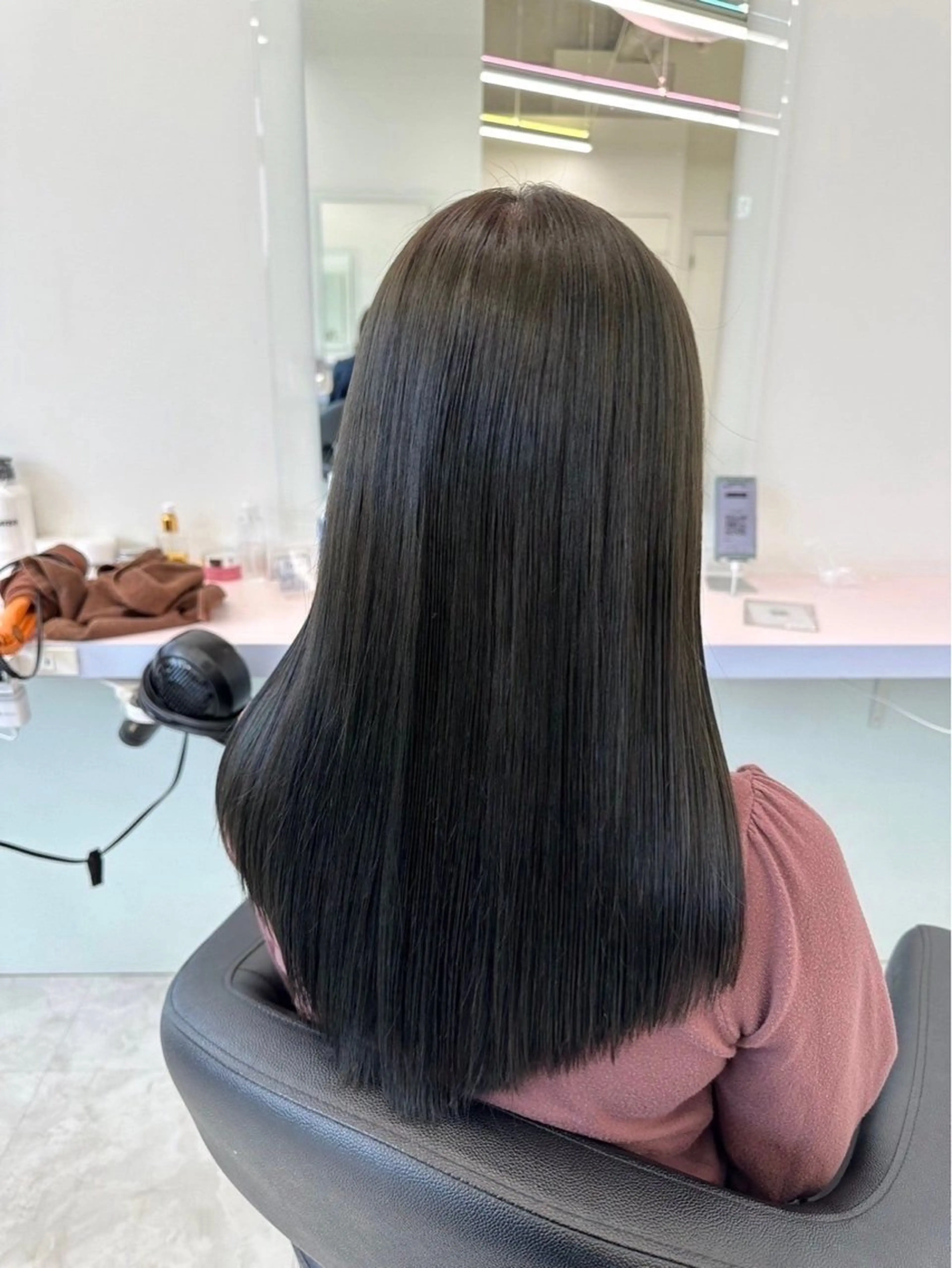 ロング 髪質改善 トリートメント メンズカットの達人 暖色カラー ダイチのヘアスタイル