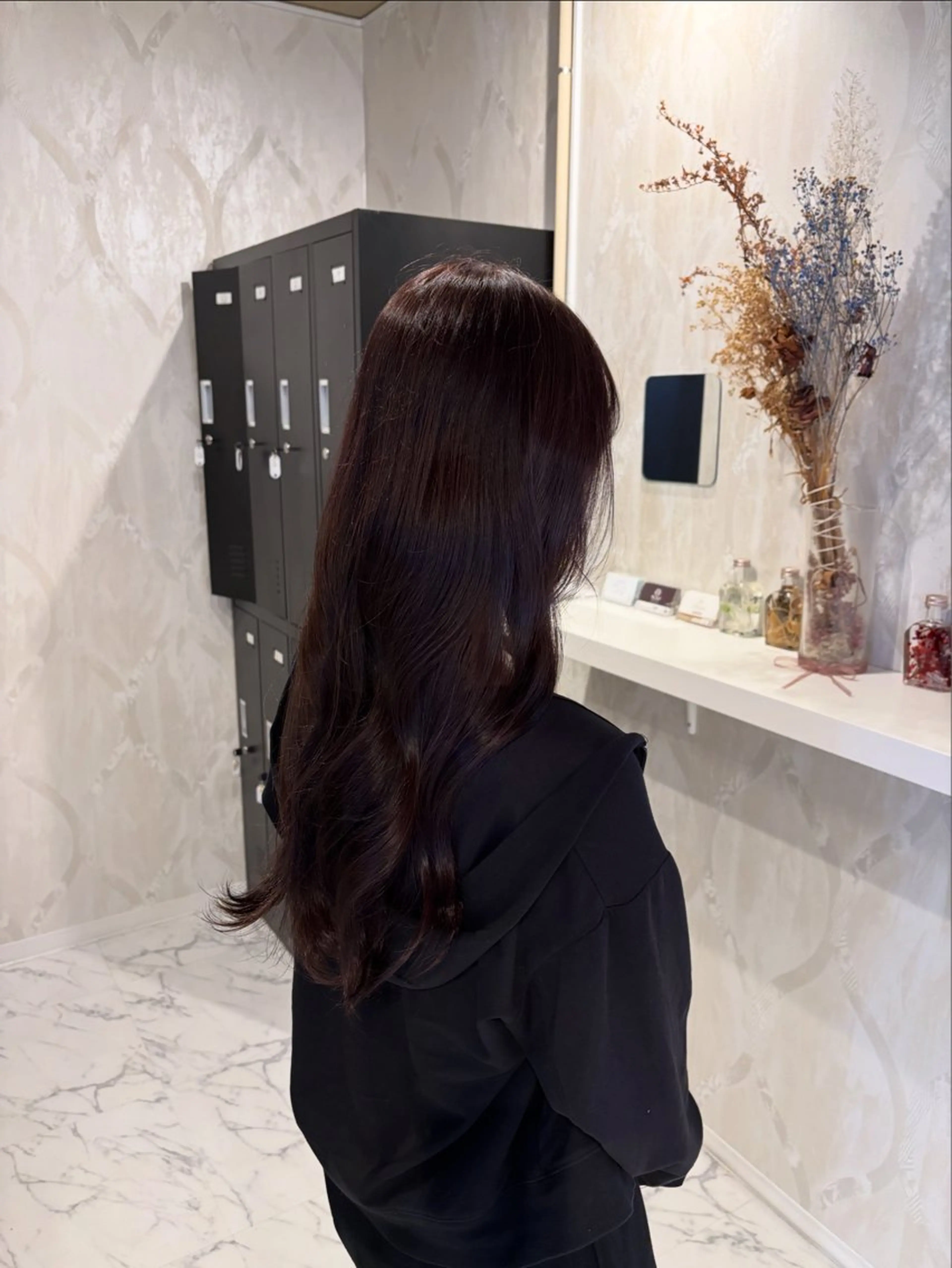 ロング カラー グレージュ ラベンダーカラー ラベンダーグレージュ ラベンダーグレー 顔周りカット カット ヘアカラー モデル様募集/ 星川まお𝜗𝜚のヘアスタイル