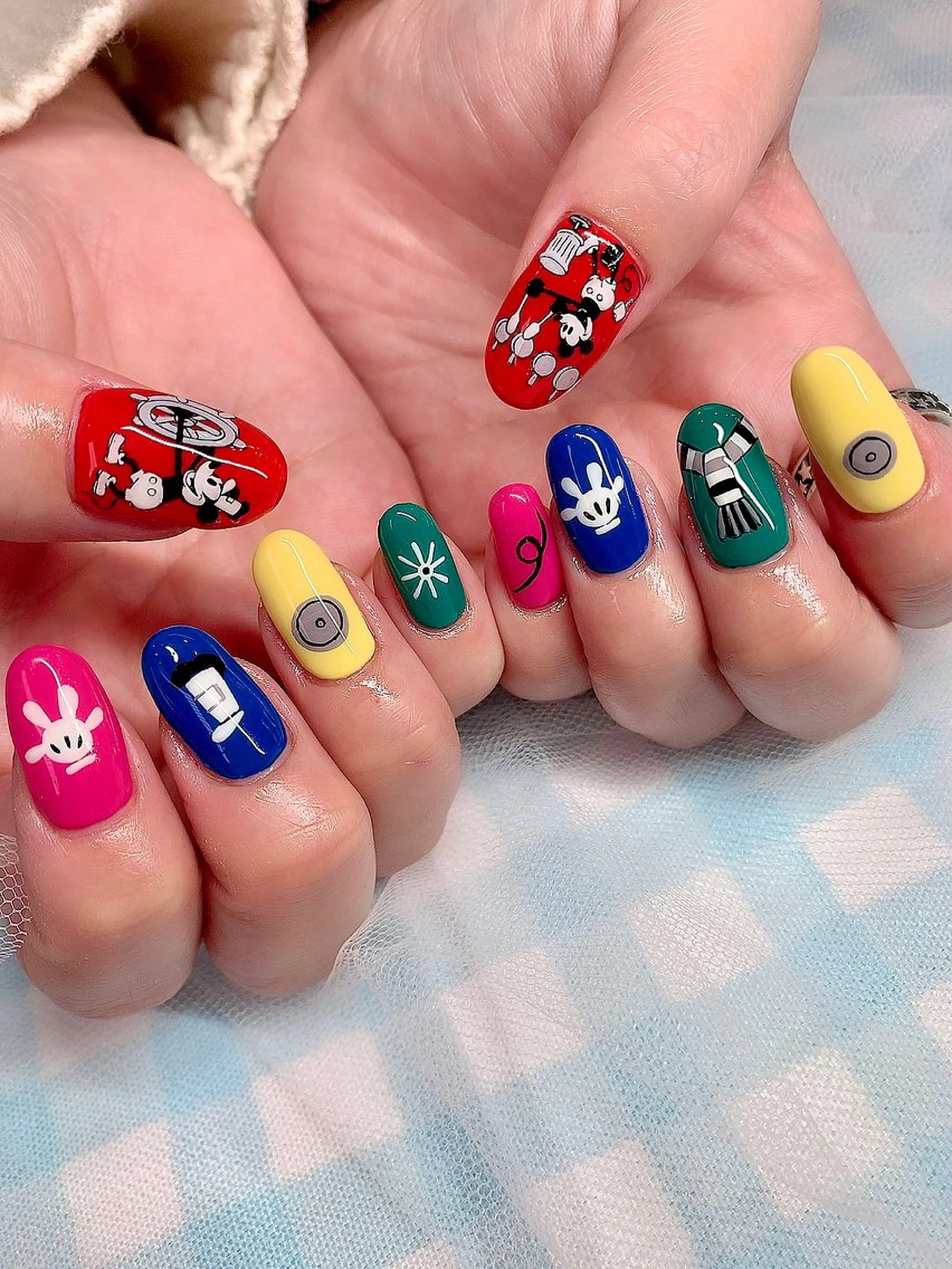 ネイル アートネイル キラキラネイル 韓国ネイル 持ち込み ストーンネイル シェアサロンLei.g(レイジー)所属・3Dアートネイル💗 都築レナのネイルデザイン