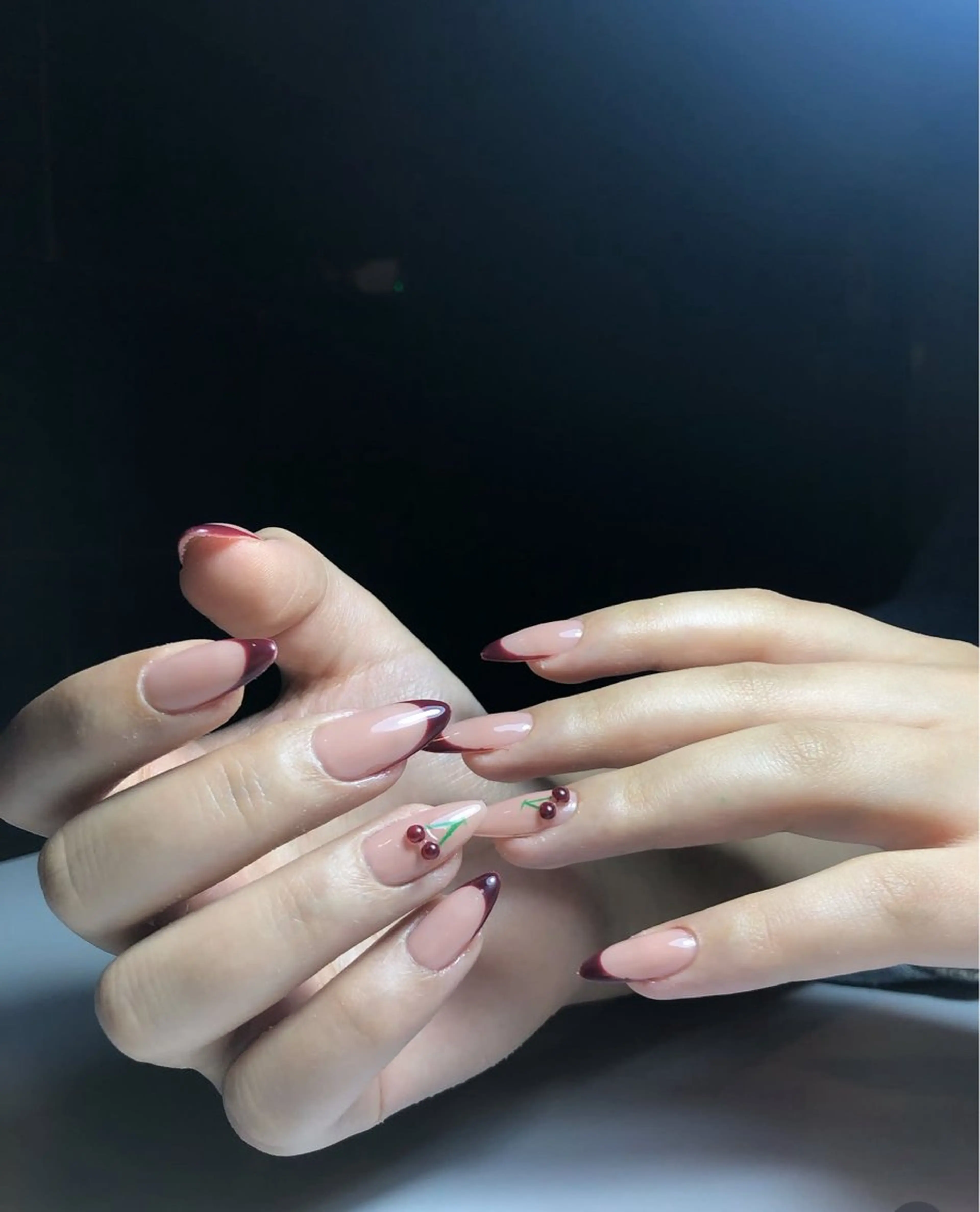 ネイル アートネイル フレンチネイル ジェルネイル キラキラネイル ニュアンスネイル ハンドネイル Ryu Nail Studio所属・Ryu Nail YukiChanのネイルデザイン