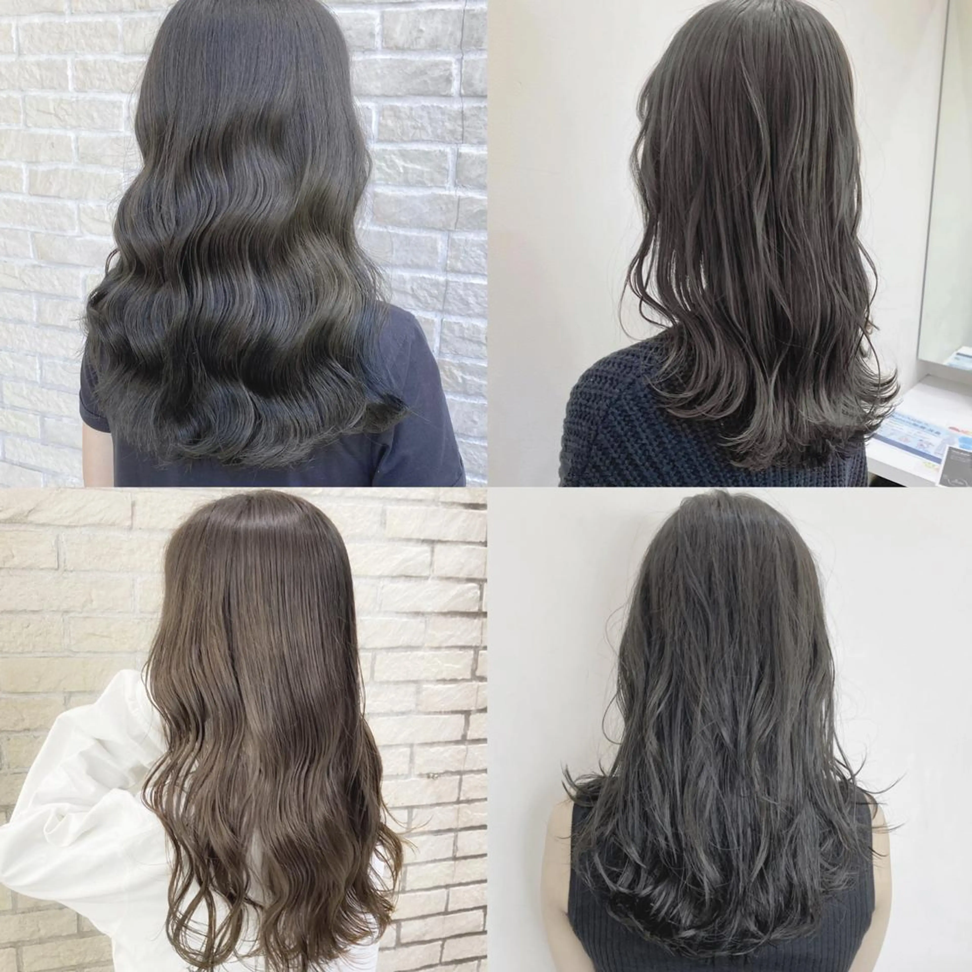 セミロング カラー セミロングパーマ ベージュカラー ブリーチ ブラウンカラー グレージュ ヘアカラー トリートメント ミルクティーレイヤー 大澤竜馬のヘアスタイル