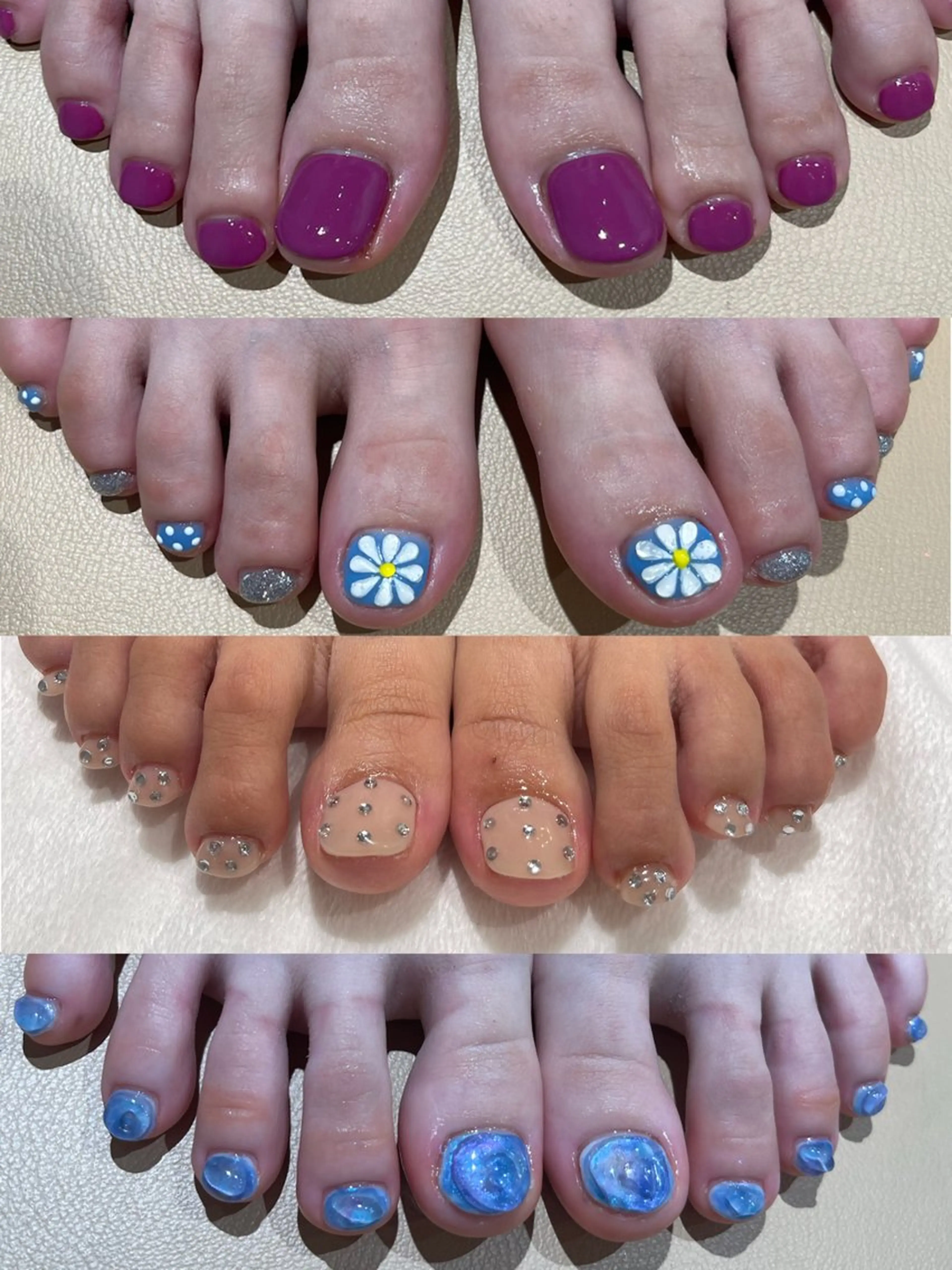 ネイル フットネイル ano @anomukuiのヘアスタイル