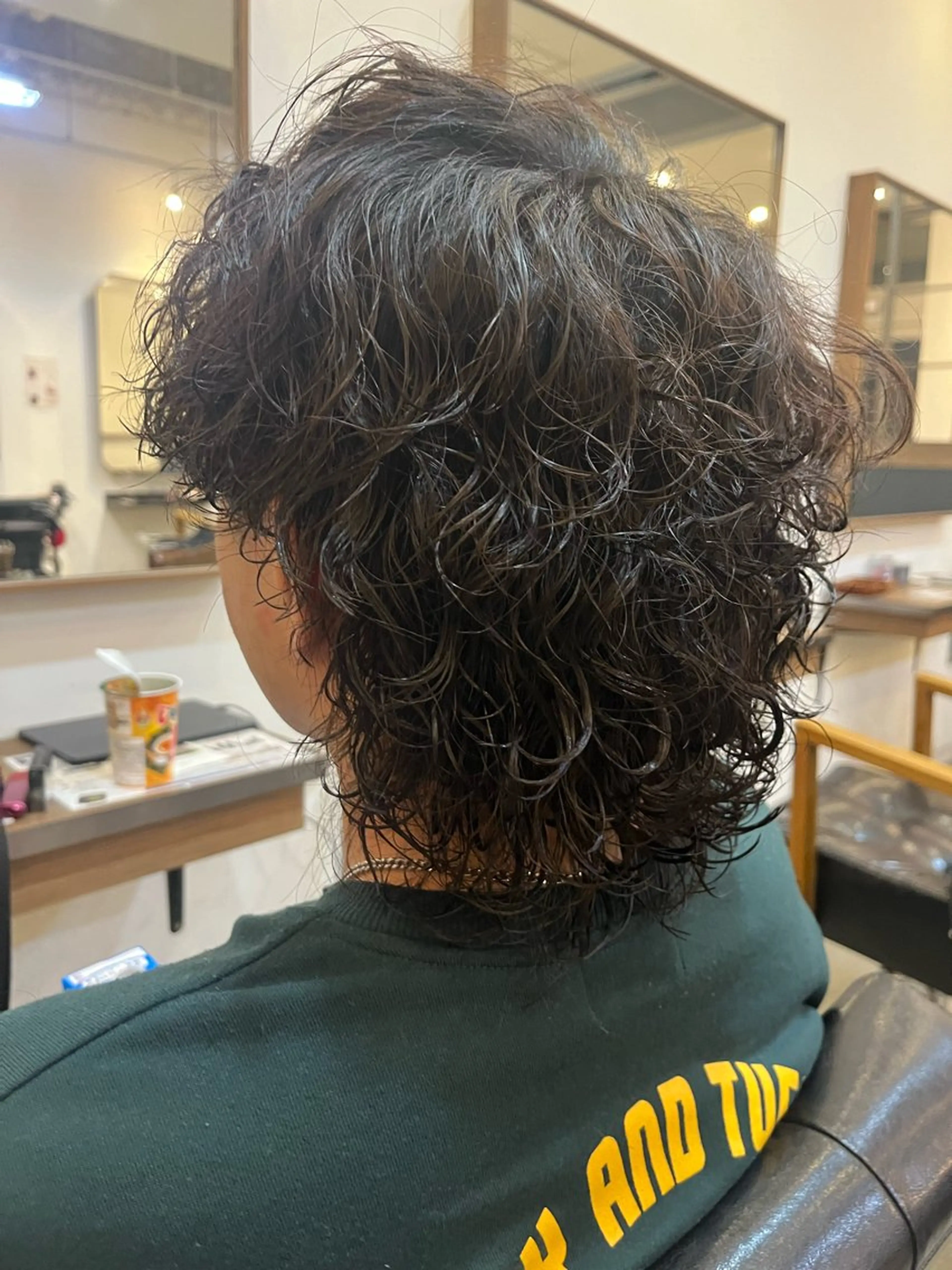 パーマ ウルフカット hair Lanish東松戸店所属・角田 南のヘアスタイル