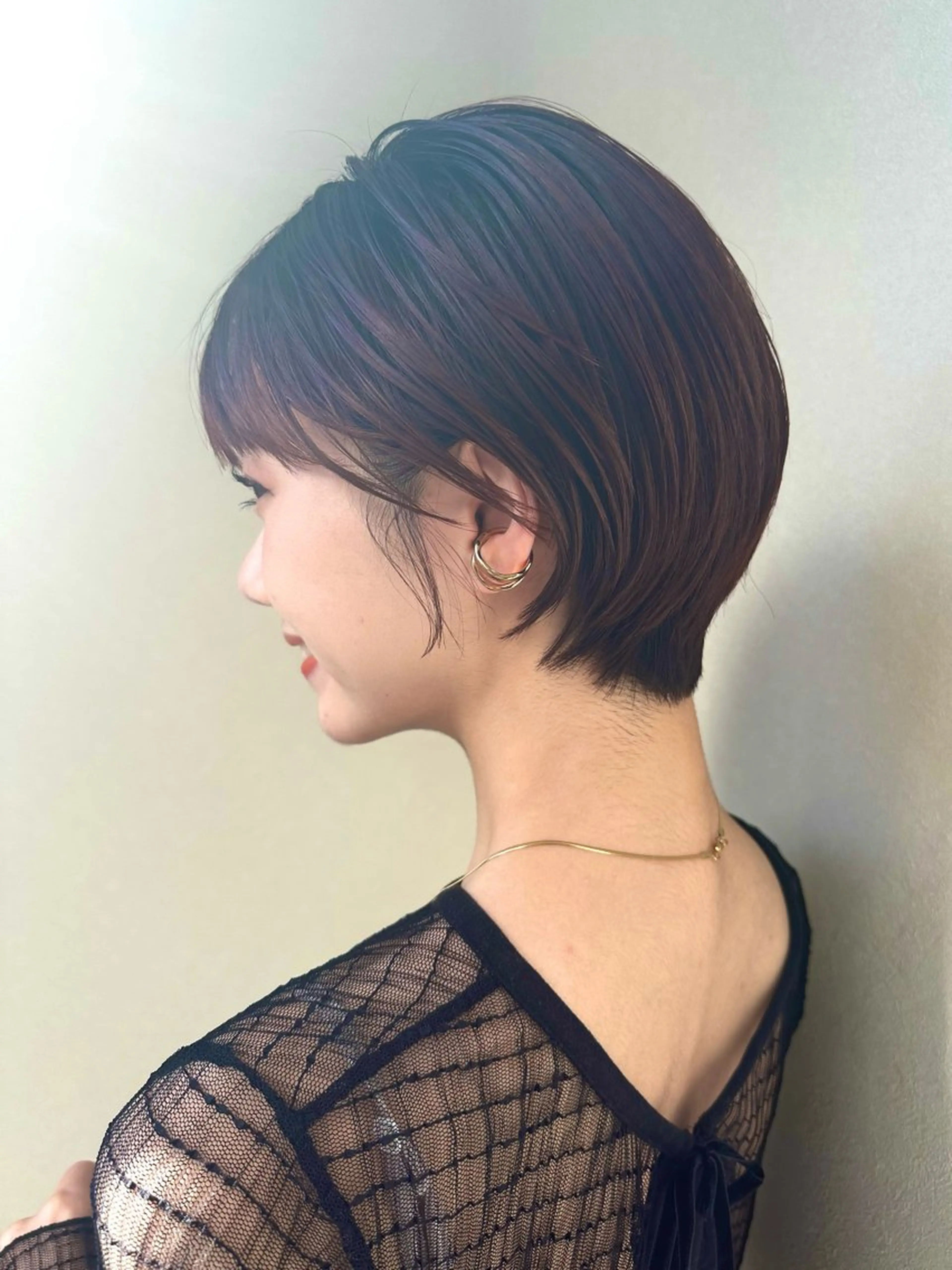 ショート カラー ショートヘア ✂︎ショート/パーマ /銀座/✂︎西岡のヘアスタイル