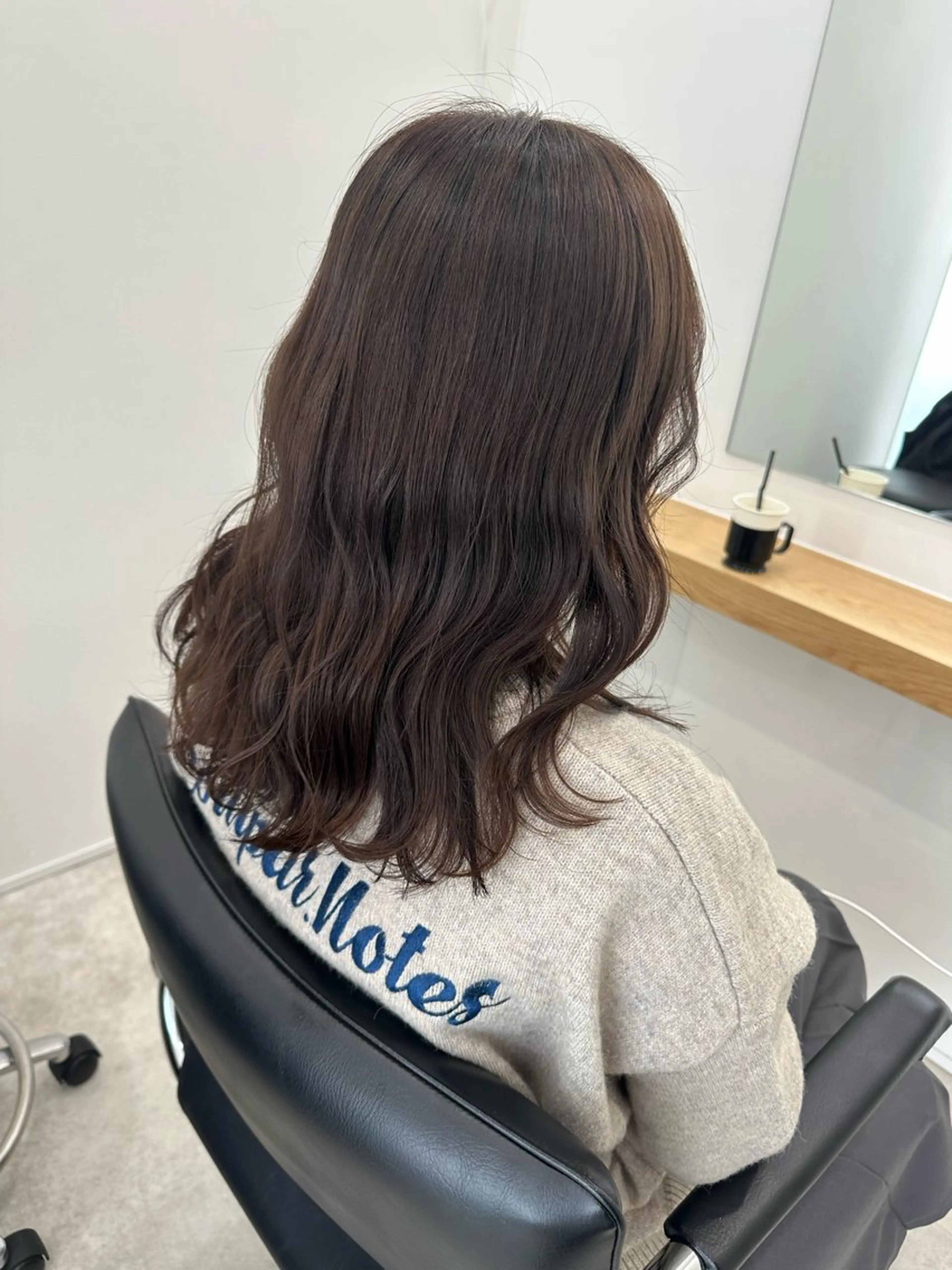 セミロング カラー カット ヘアカラー 海外ヘア/ワンカラー 🍒nao.のヘアスタイル
