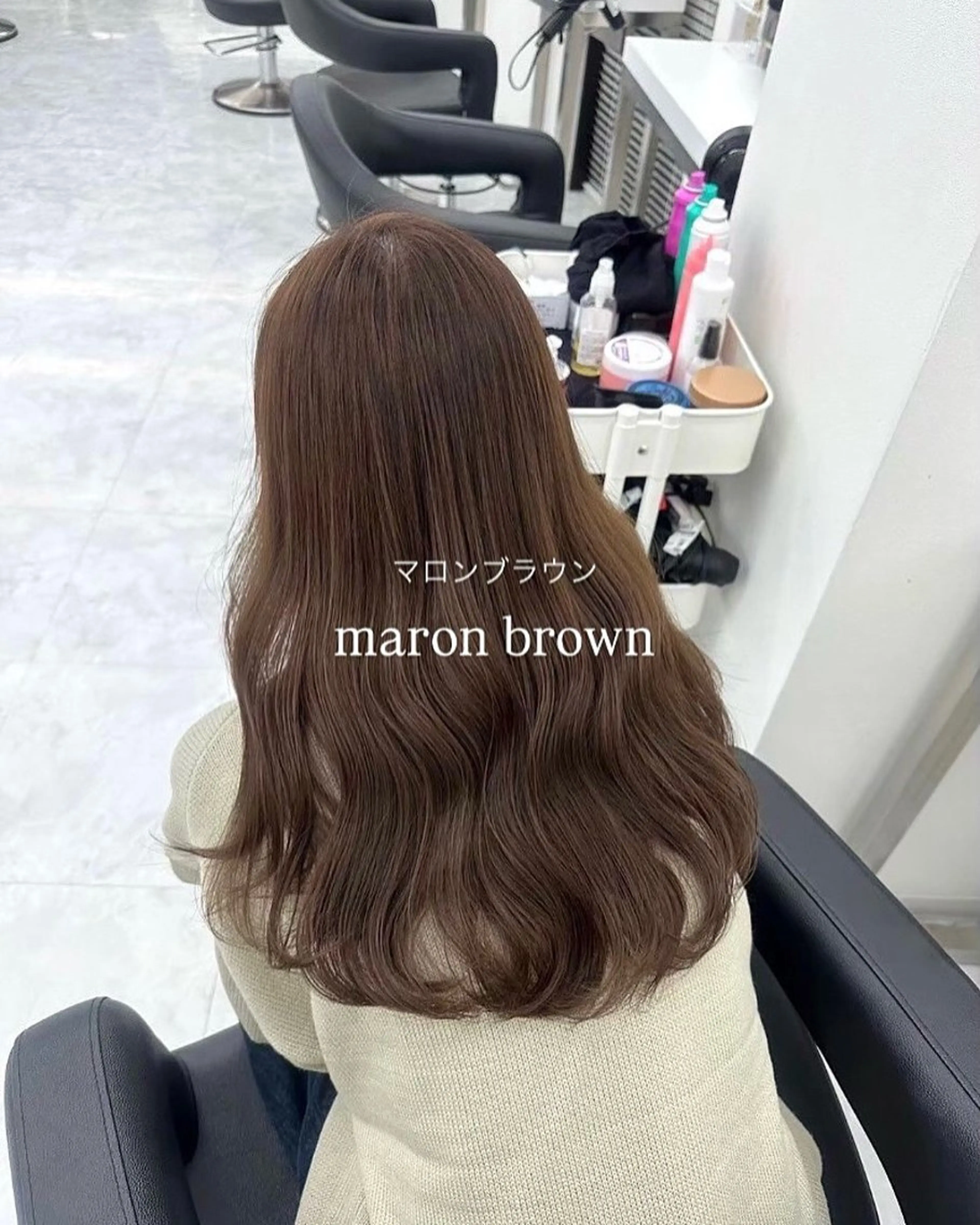 ロング カラー ヘアアレンジ ブラウンカラー♡ 髪質改善♡Rinのヘアスタイル