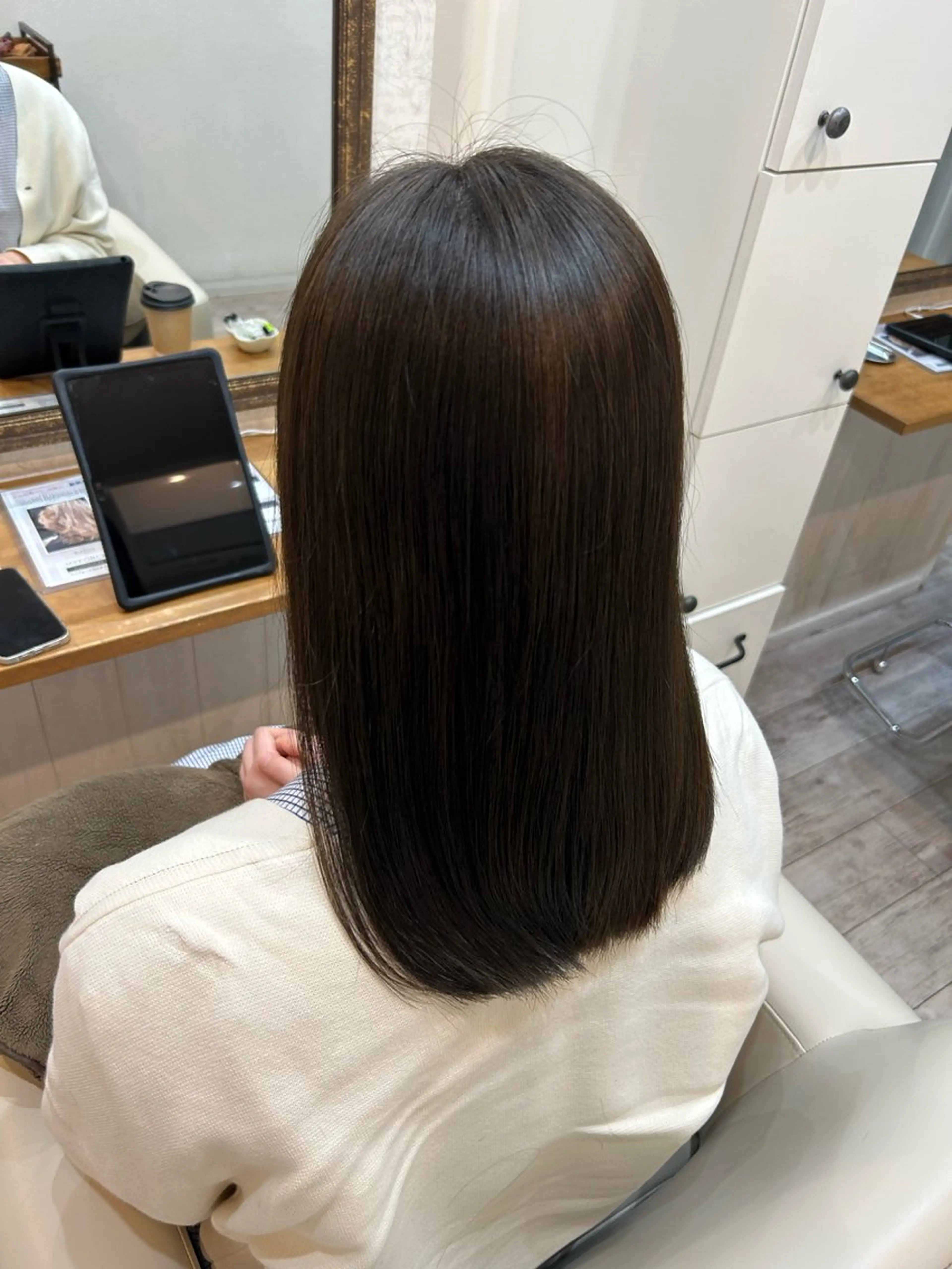 セミロング ヘアカラー トリートメント uLu【ウル】所属・🦖manami 🦖のヘアスタイル
