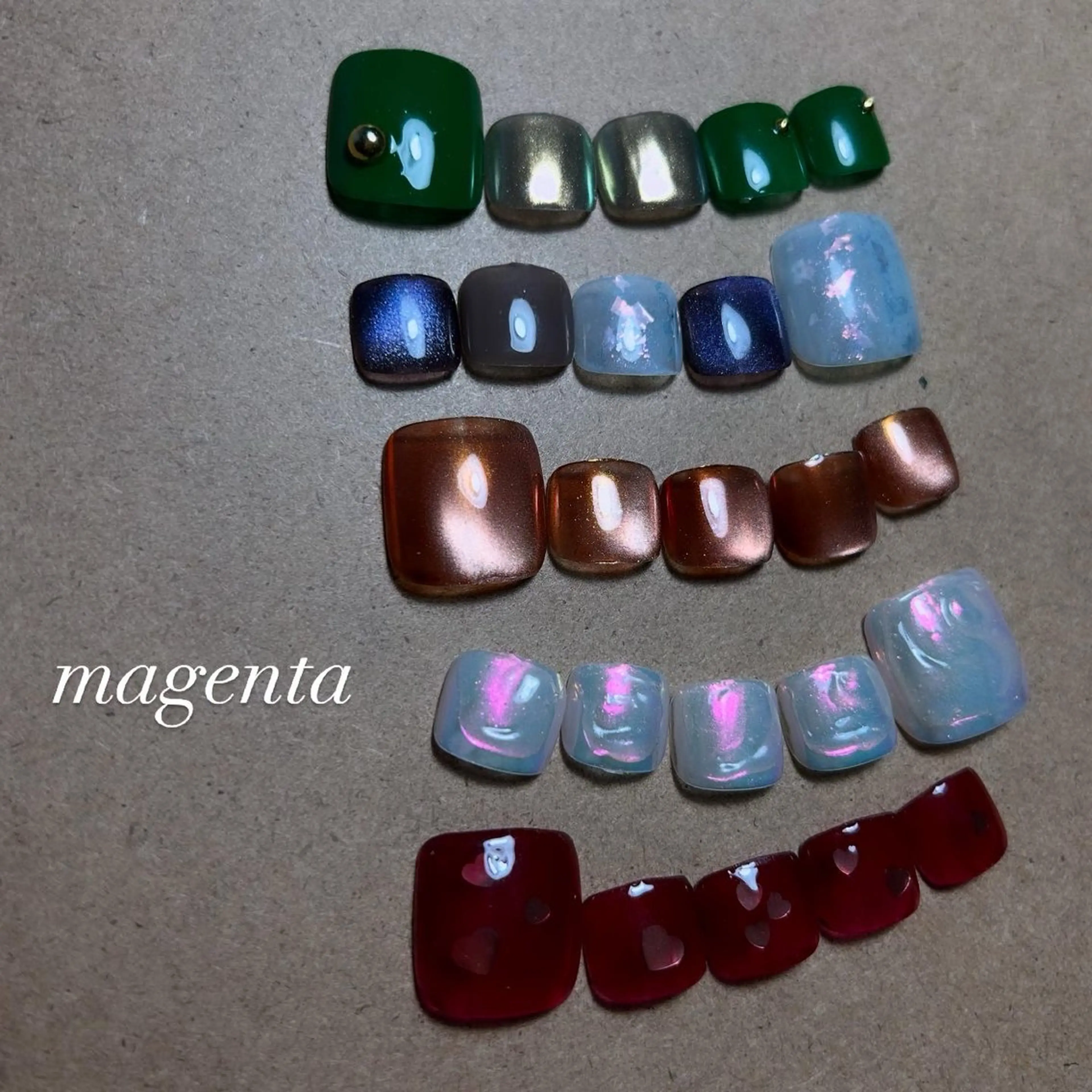 ネイル フットネイル nailsalon magentaのネイルデザイン