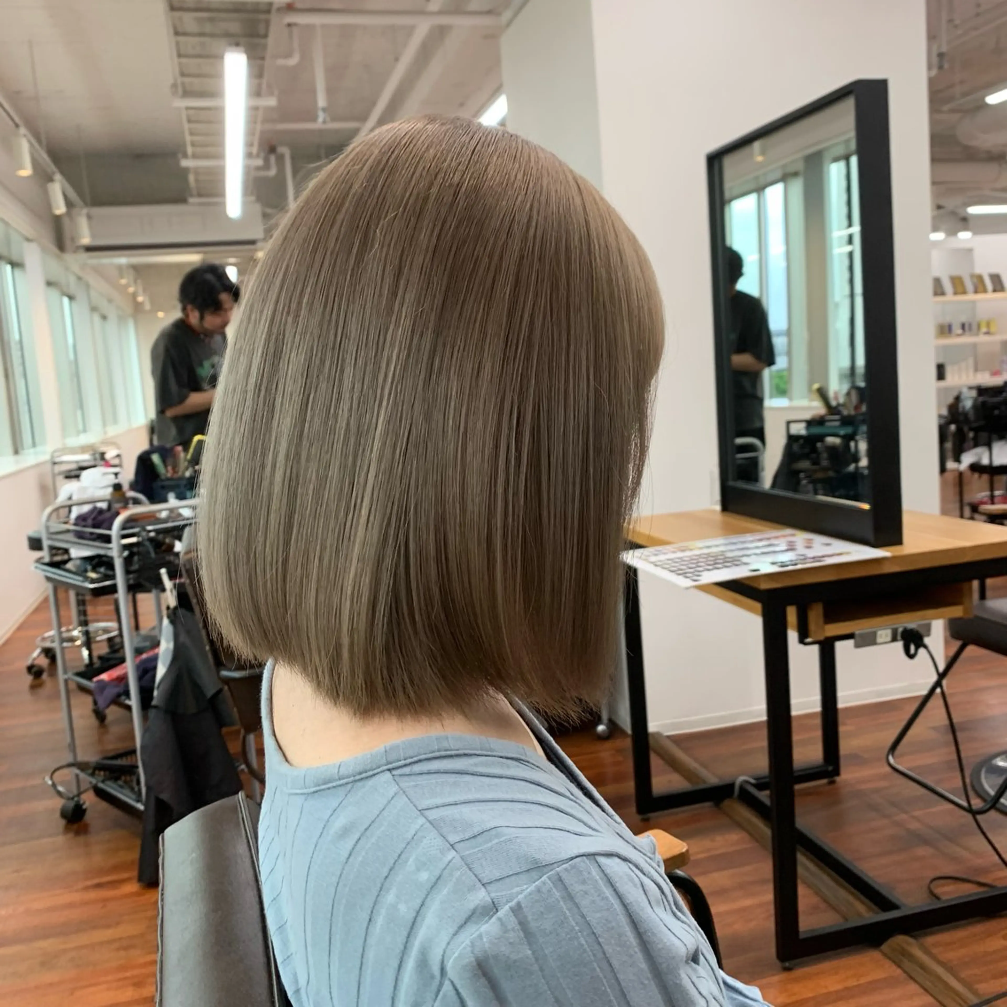 ショート カラー ヘアアレンジ カット ヘアカラー トリートメント グランルッソ所属・✨岡山バレイヤージュ ハイライト✨のヘアスタイル