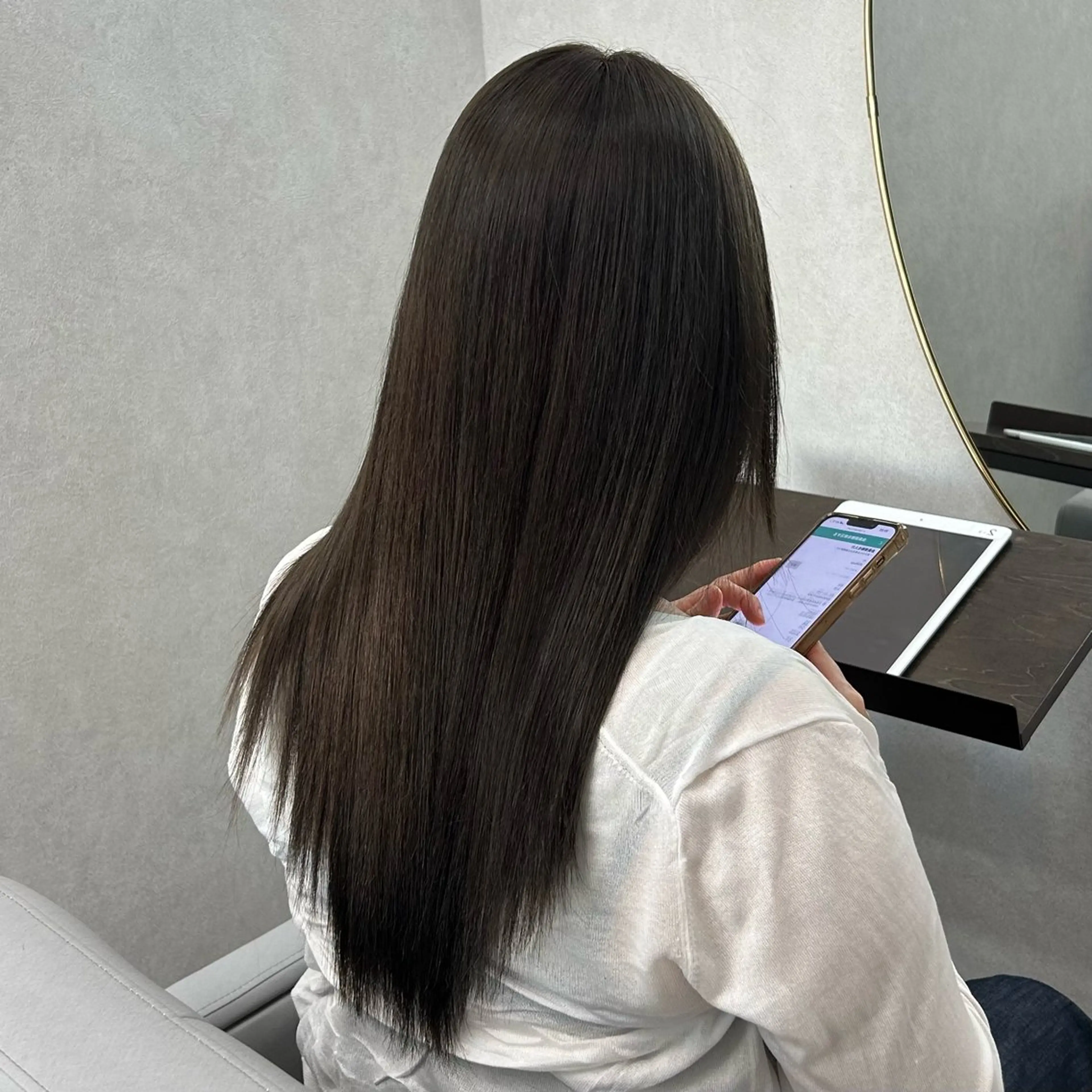 ロング カラー カット sita stylist　あみのヘアスタイル