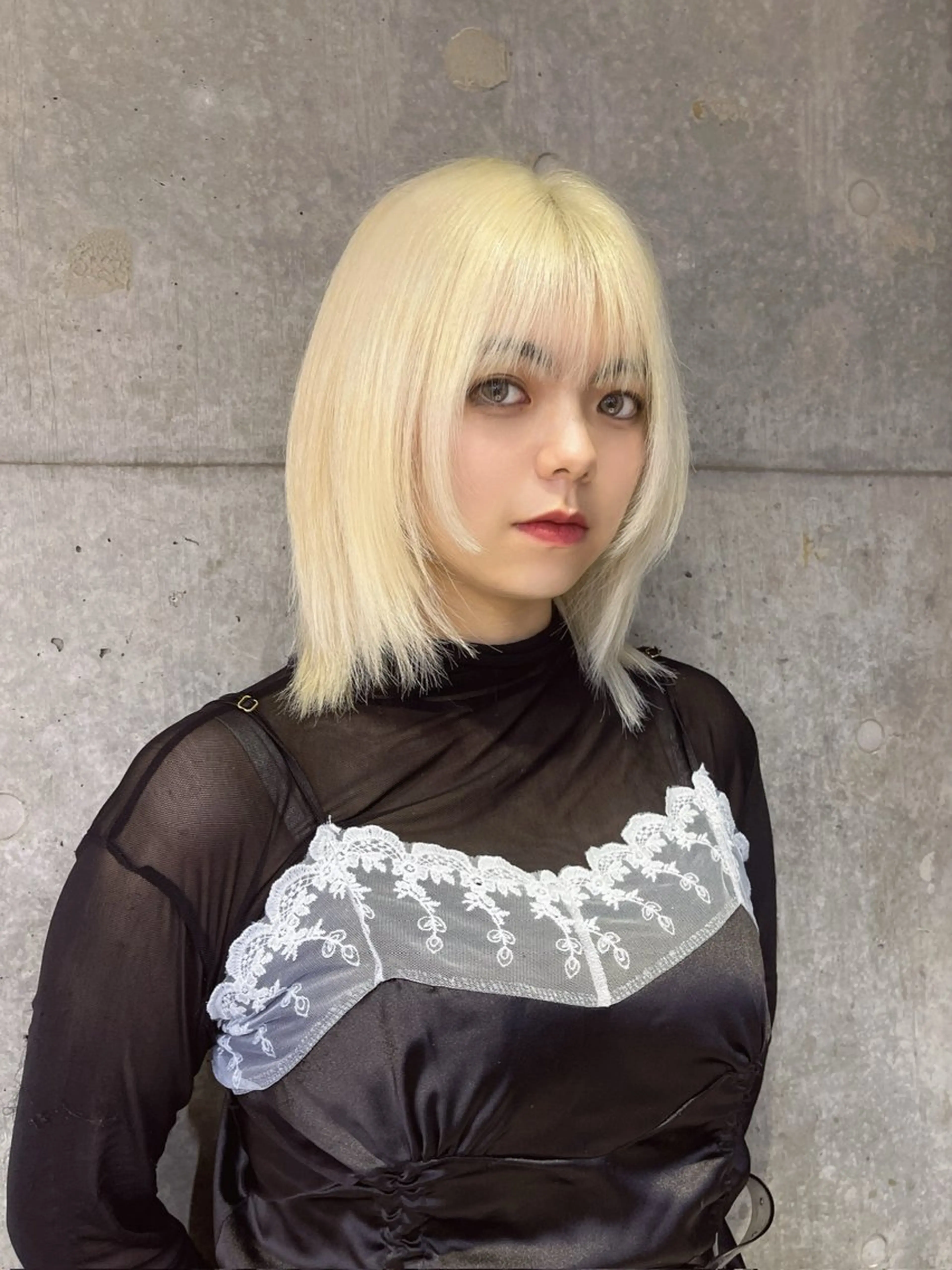ミディアム カラー 🐈‍⬛🌙中野 紗知🌙🐈‍⬛のヘアスタイル